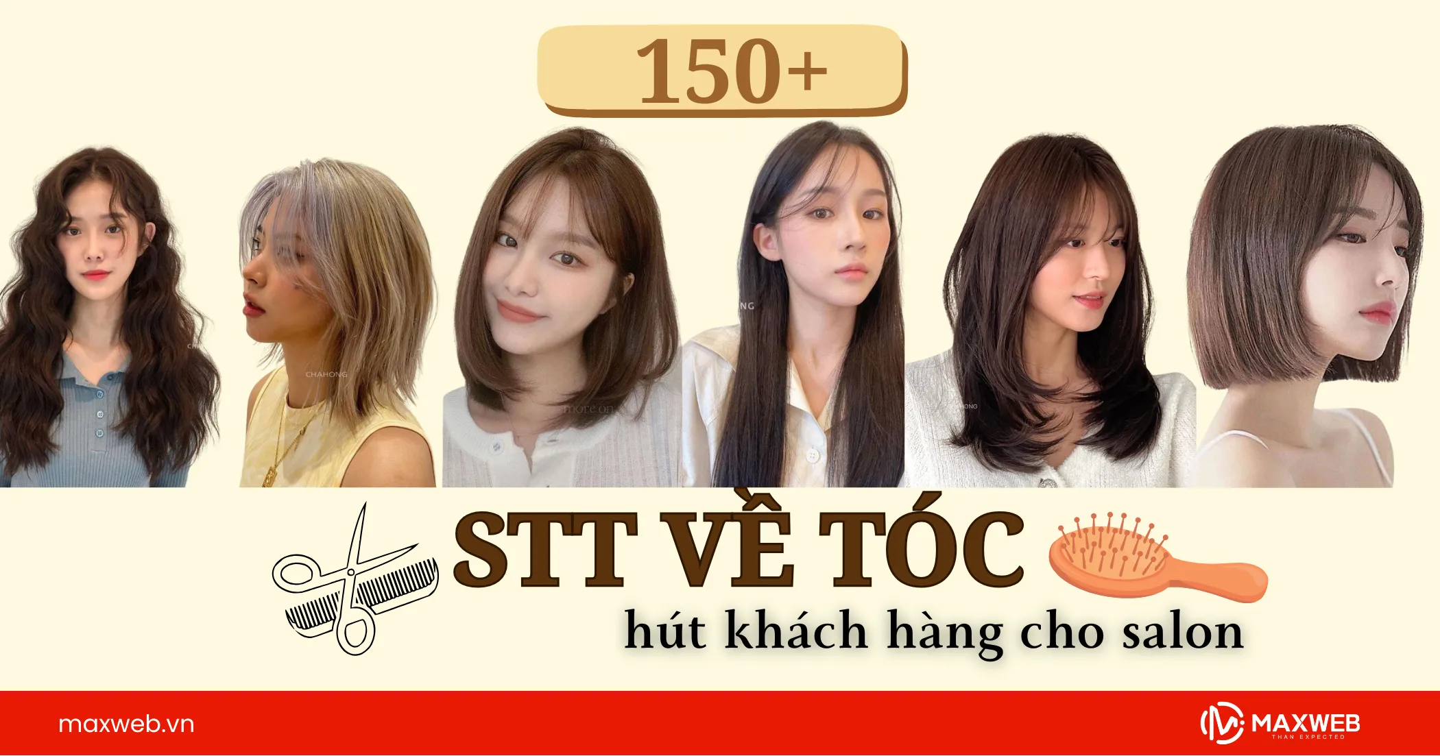 150+ STT về tóc hút khách cho salon