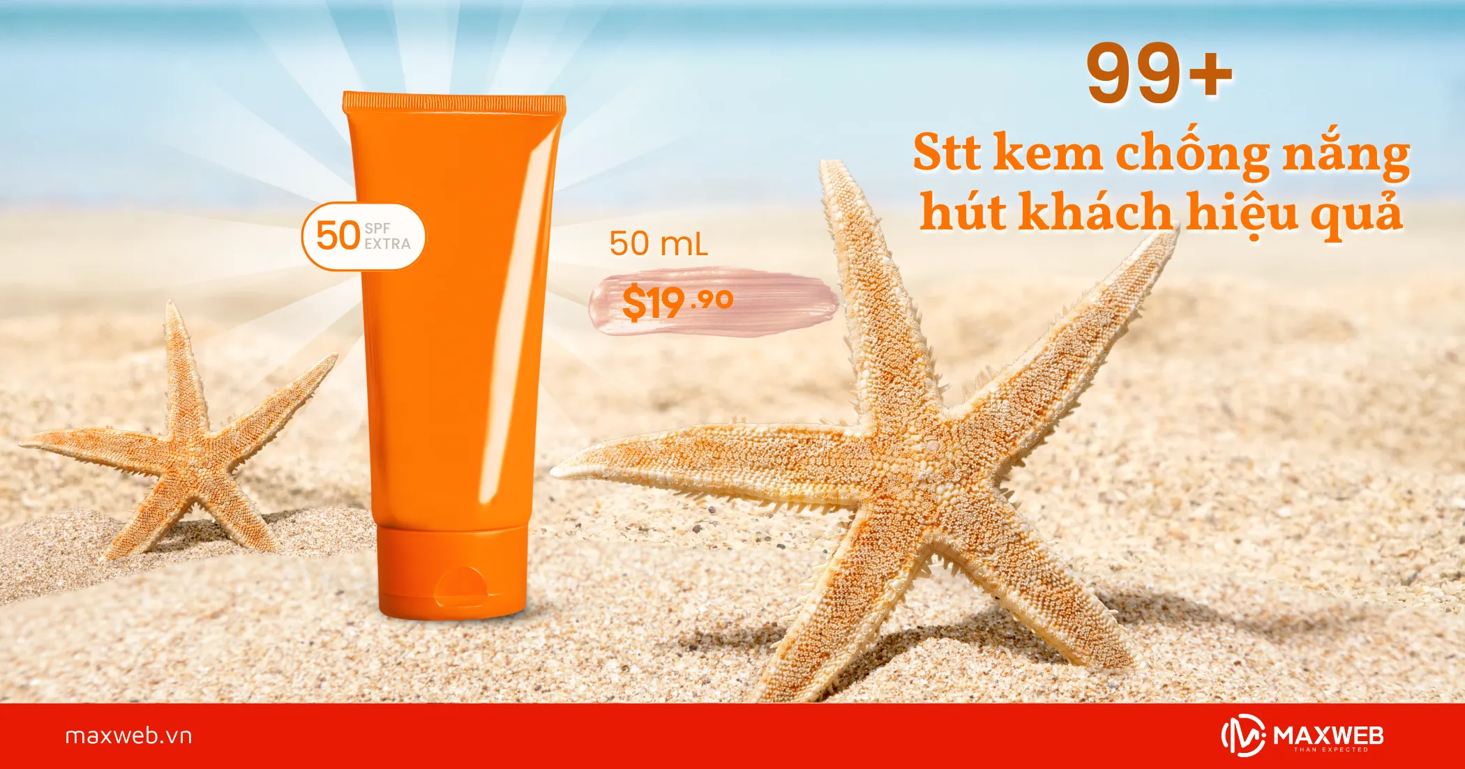 99 stt kem chống nắng kéo khách tăng doanh thu hiệu quả
