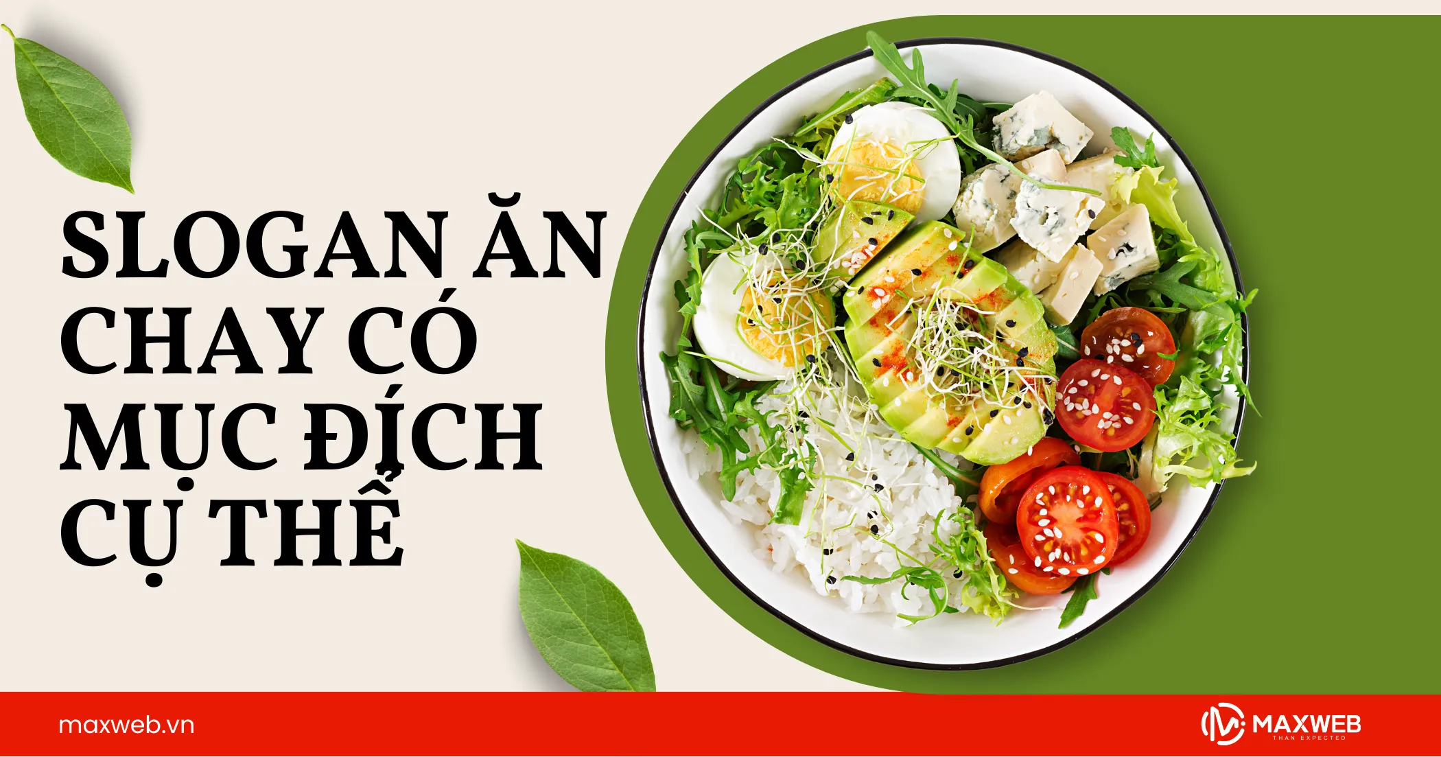 Slogan về ăn chay có mục đích cụ thể