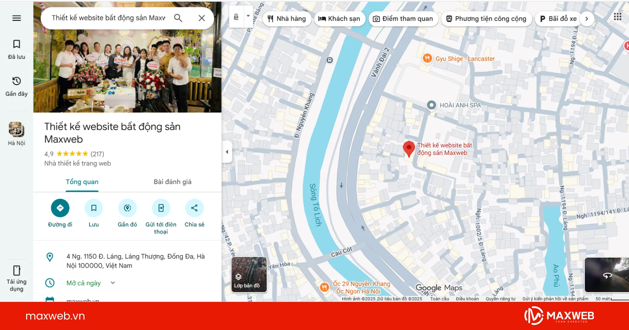 Hướng dẫn tải ảnh bản đồ Google Map