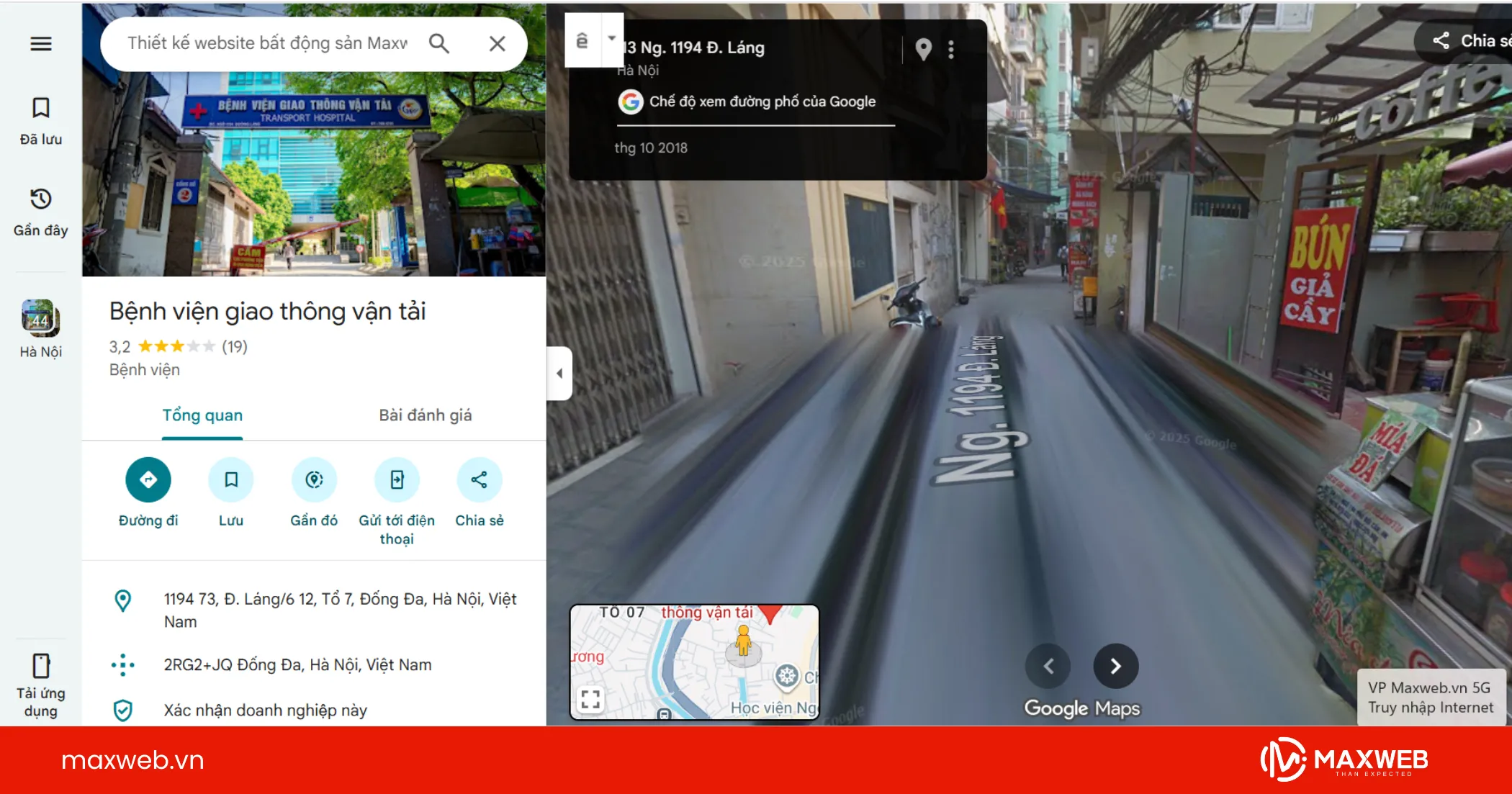 Hướng dẫn tải ảnh Street View trên Google Map