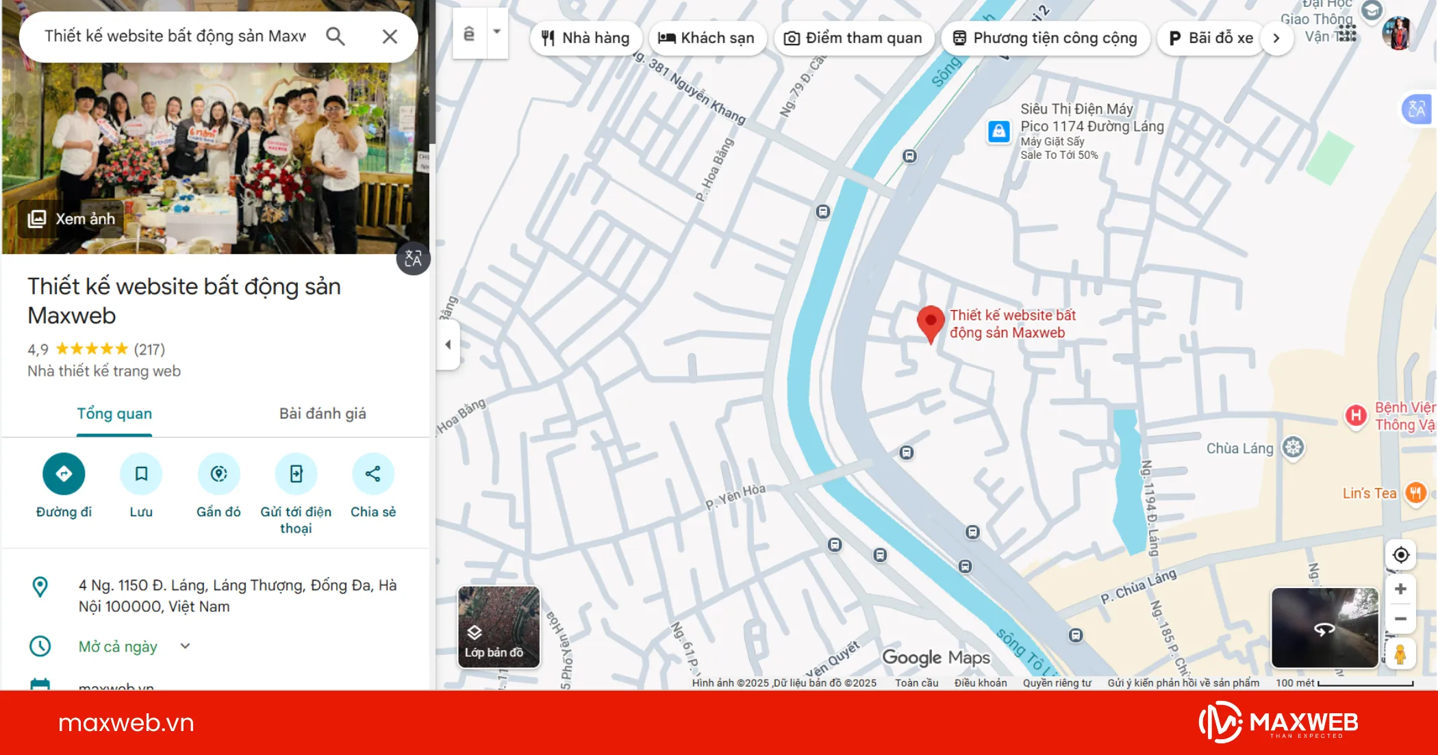 Tìm kiếm địa điểm bạn muốn lưu