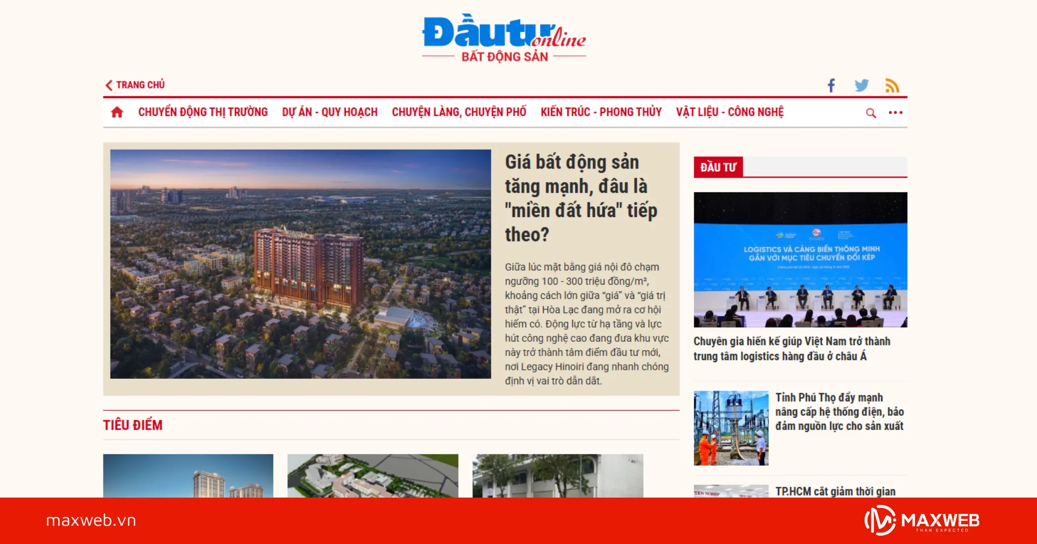 Báo Đầu tư Bất động sản