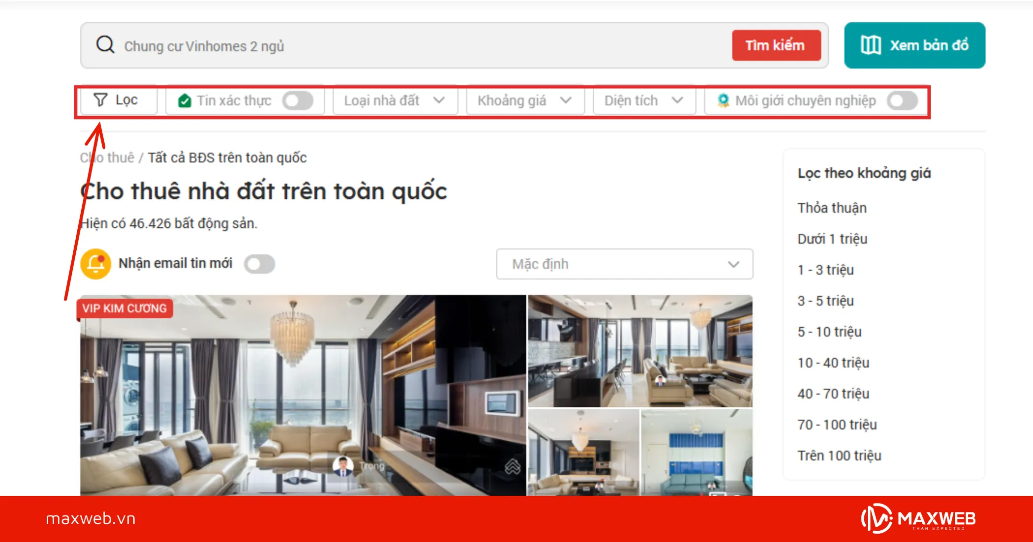 Bộ lọc nâng cao