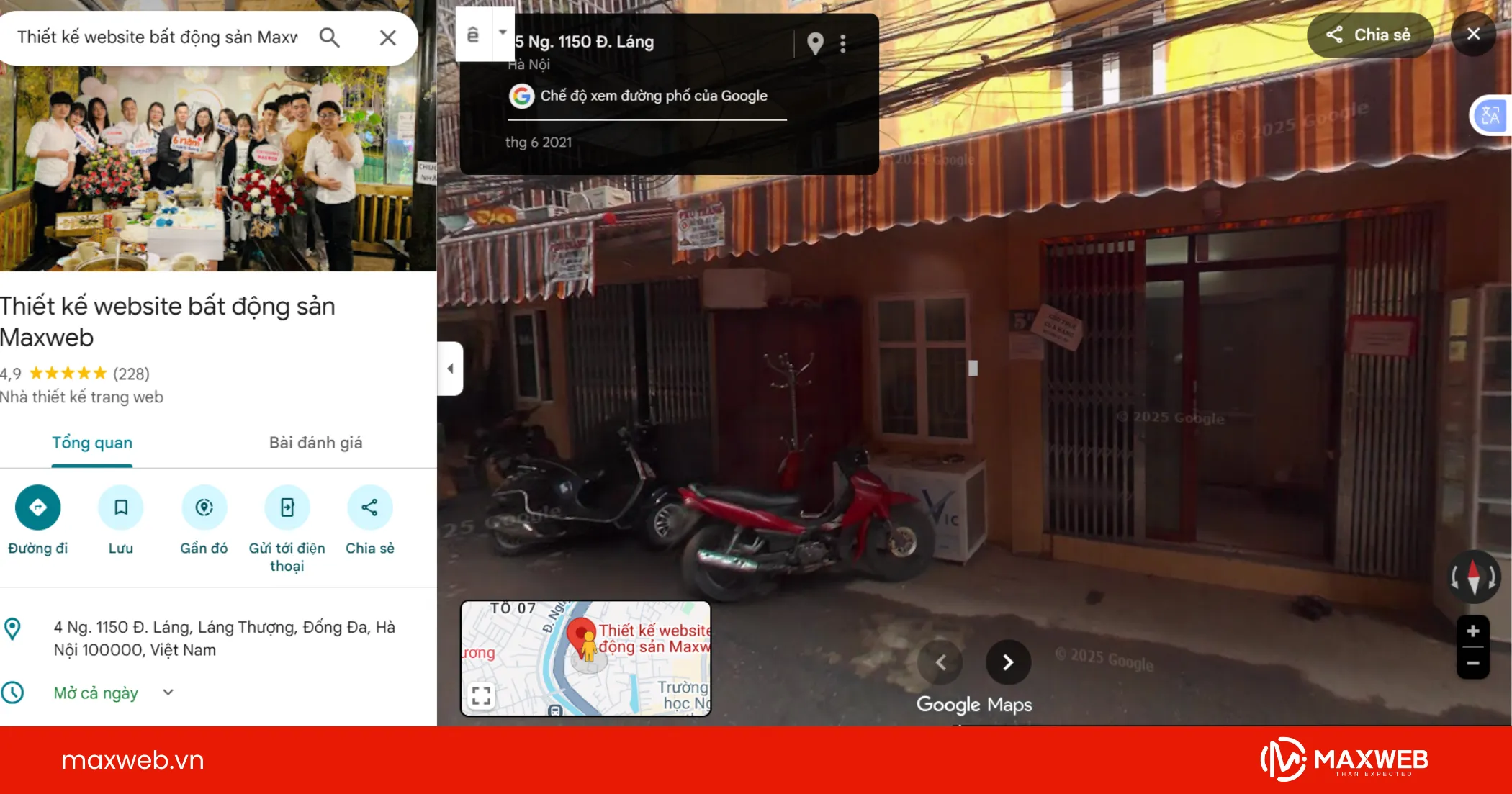 Khám phá chế độ xem phố trên Google Map