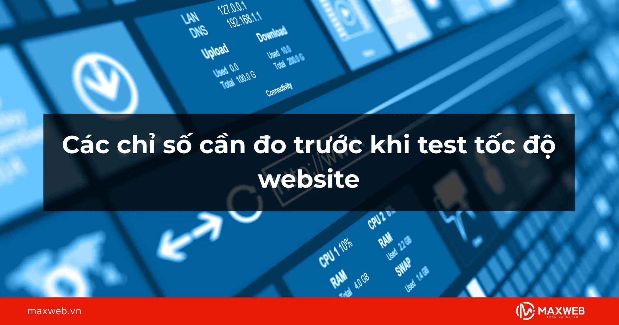 Các chỉ số cần đo khi test tốc độ website