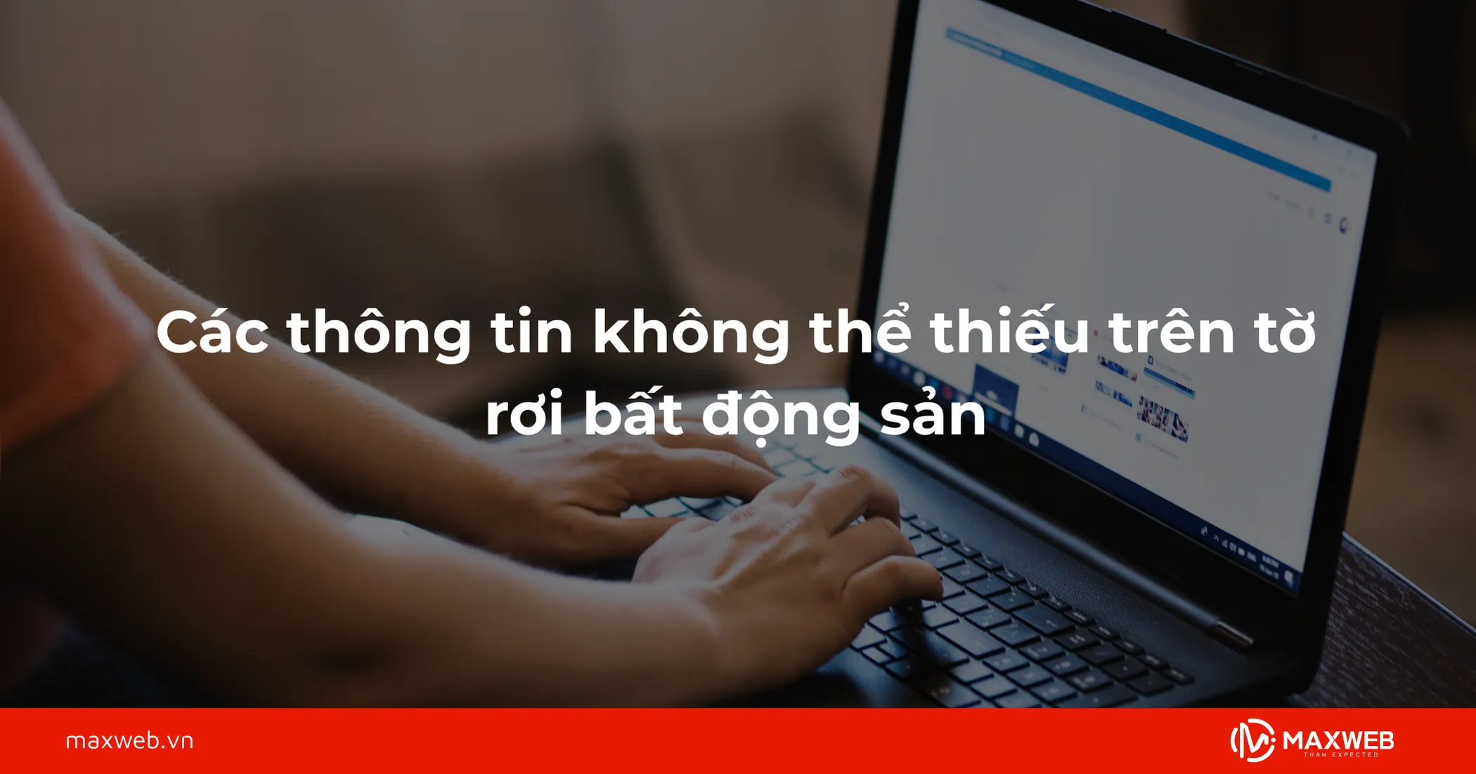 Các thông tin không thể thiếu trên tờ rơi bất động sản