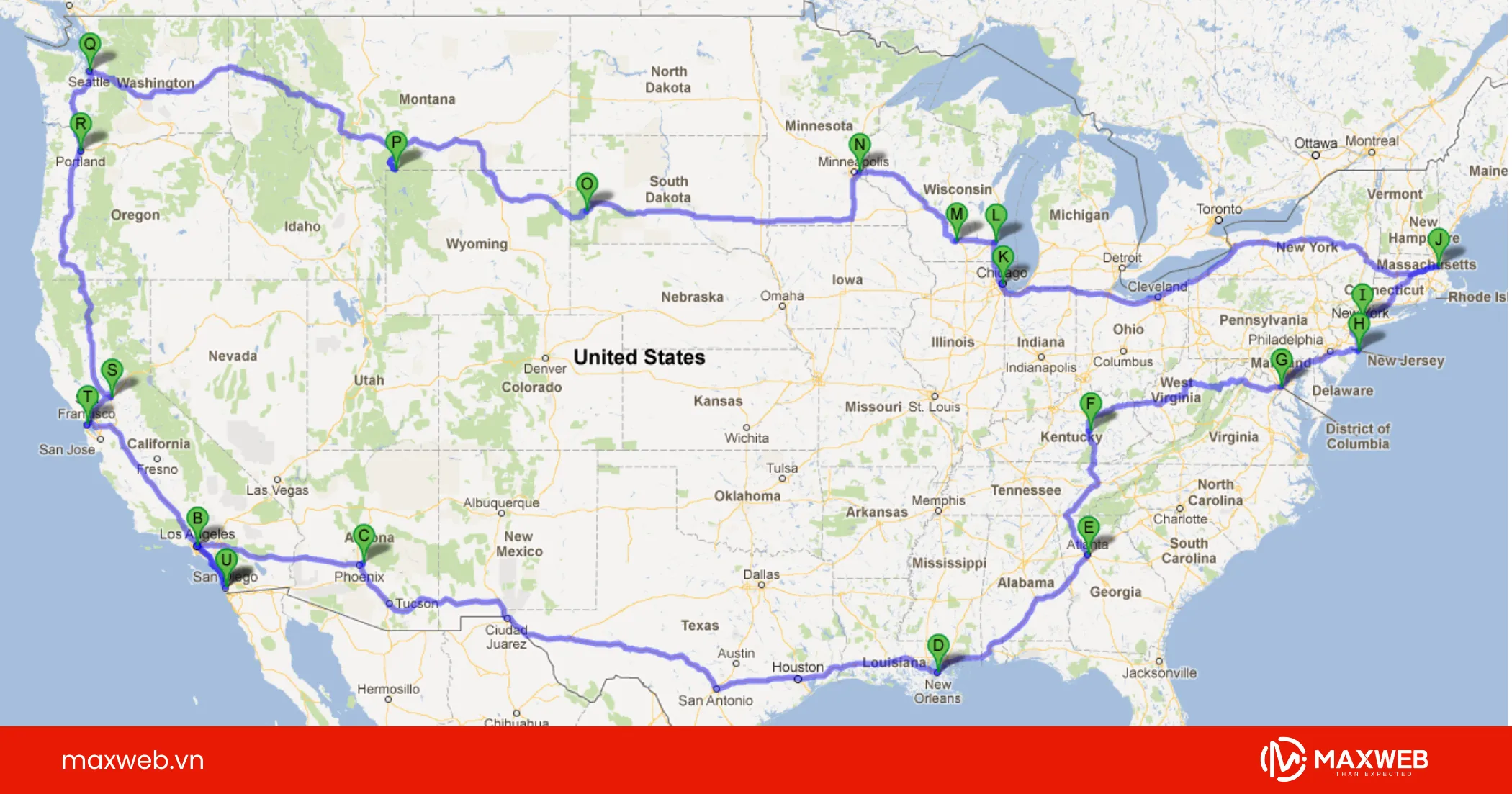 Kiểm tra lại cài đặt tuyến đường của bạn