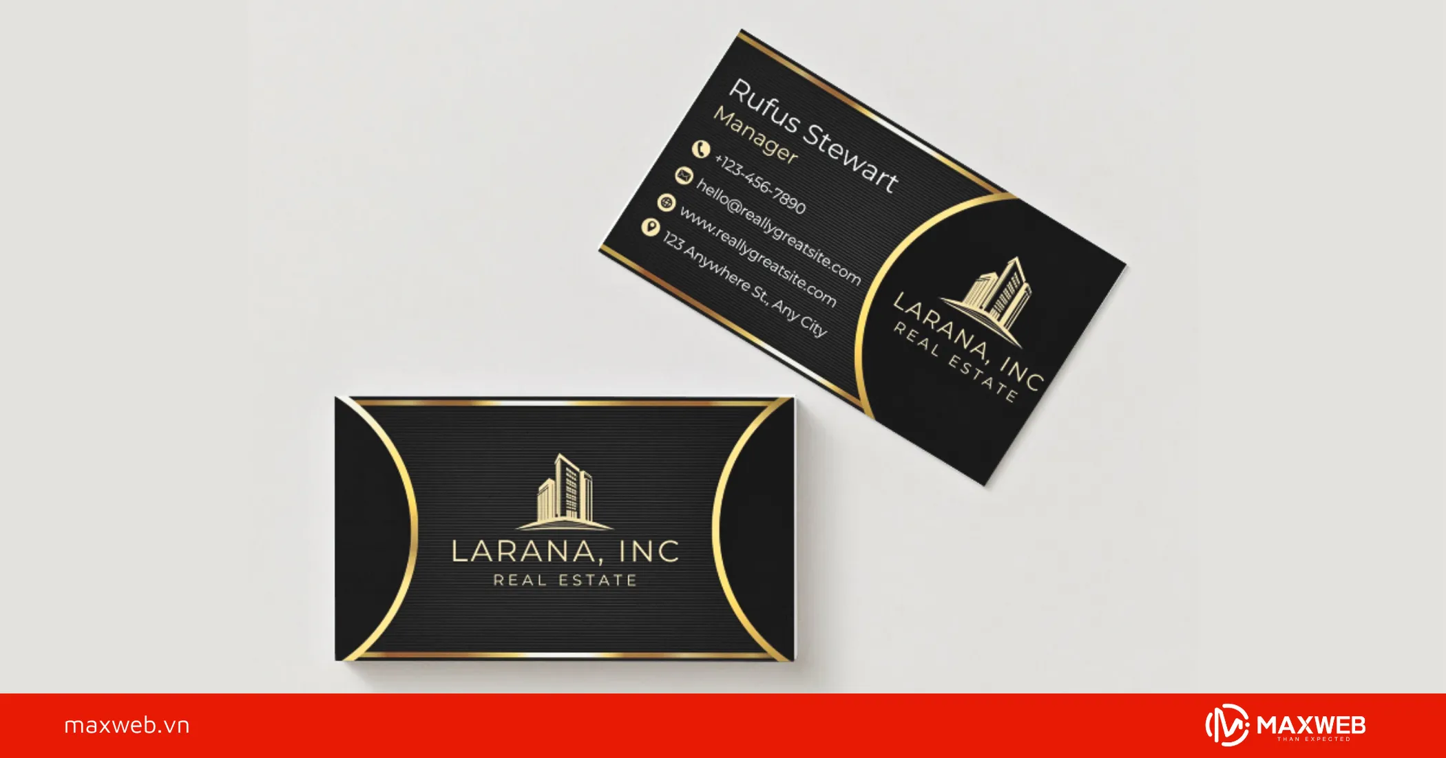 Card visit dành cho dự án hạng sang mẫu 1