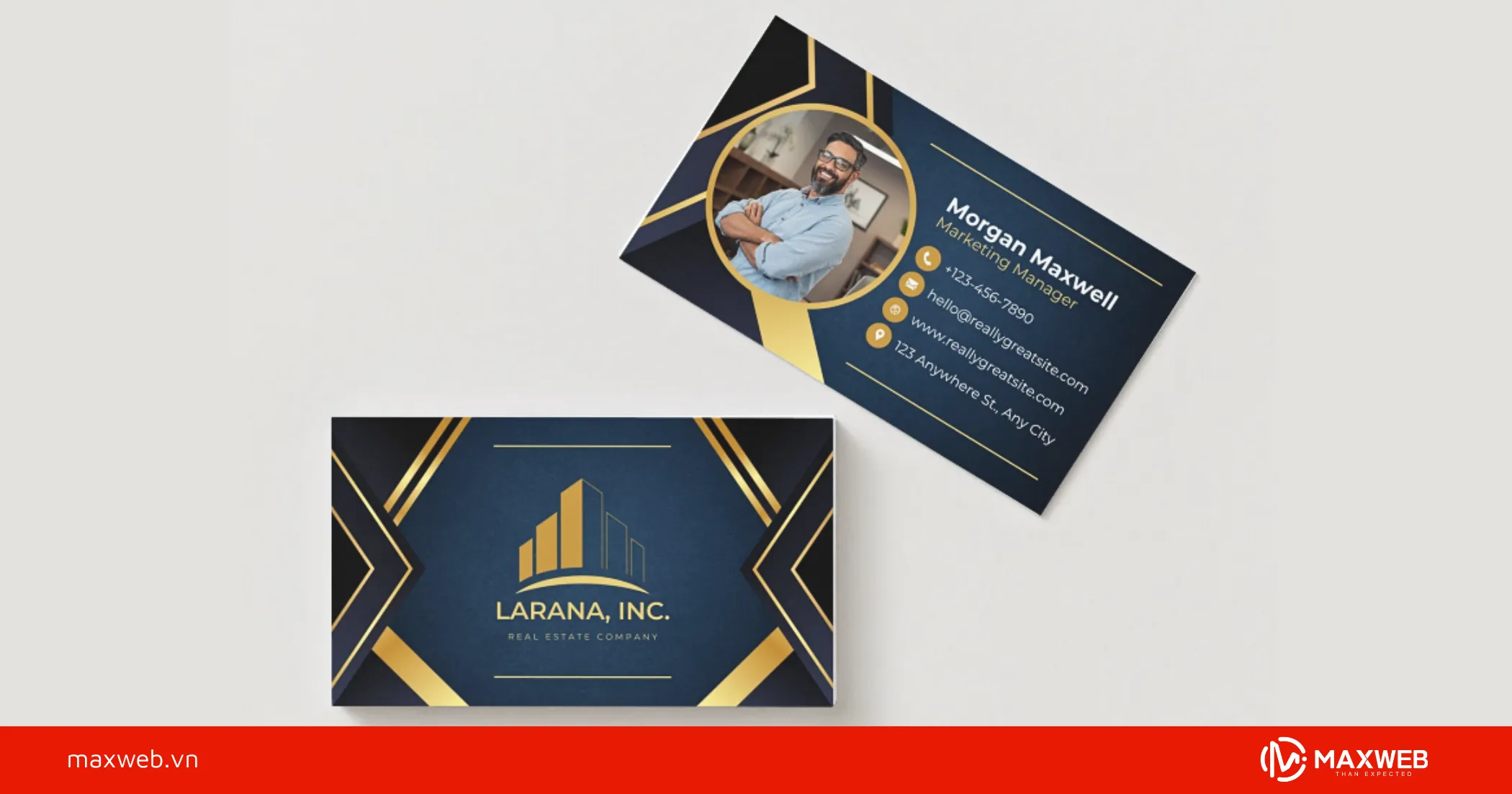 Card visit dành cho môi giới cá nhân mẫu 2