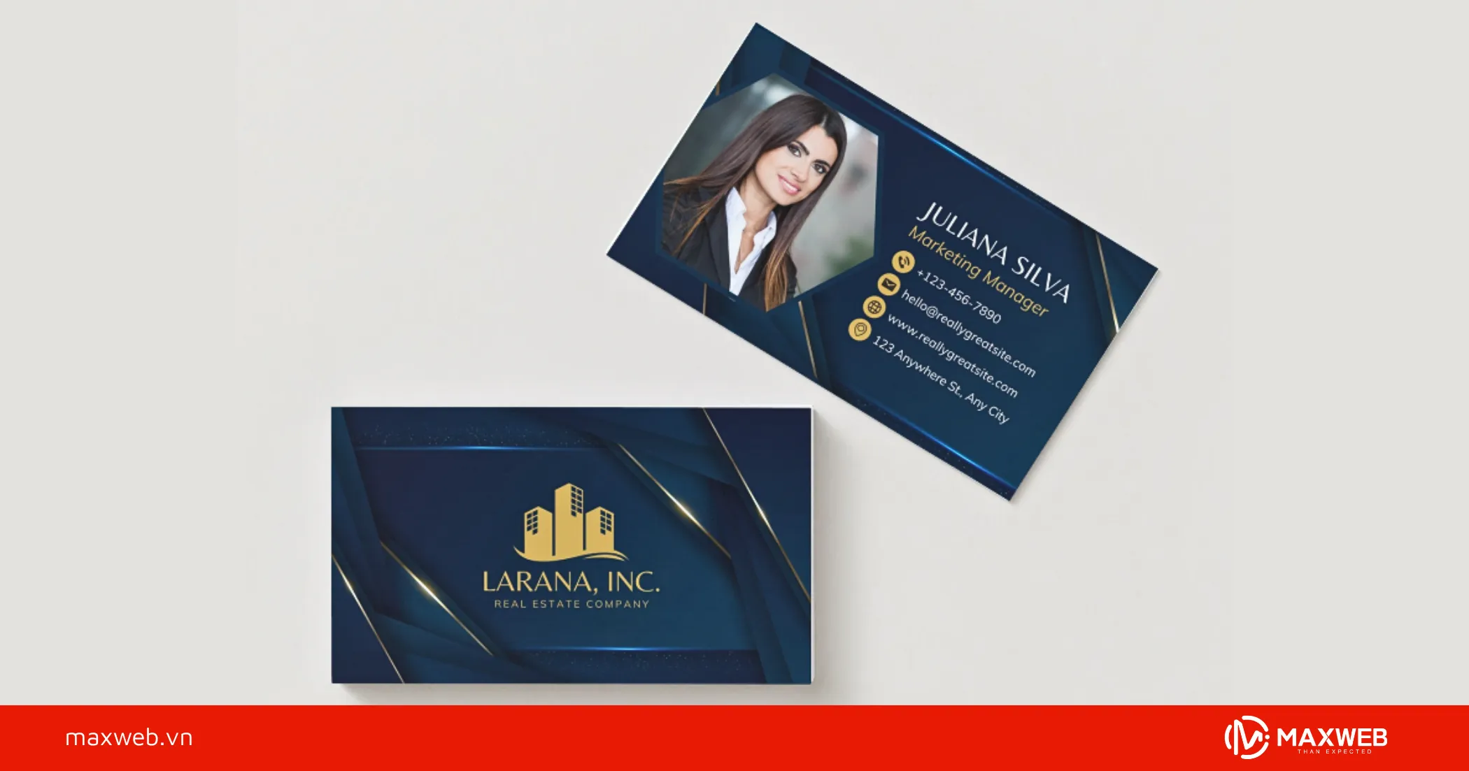 Card visit dành cho môi giới cá nhân mẫu 3