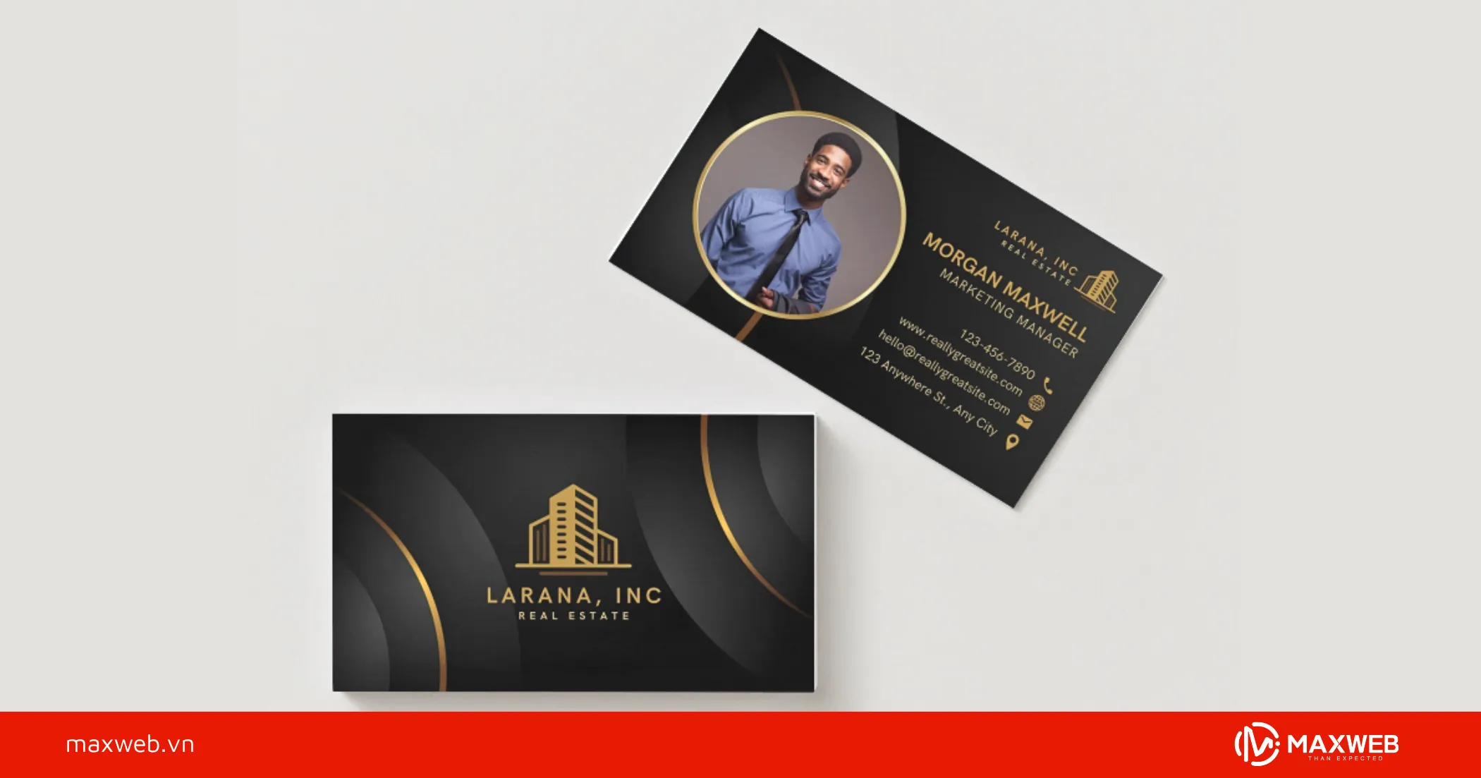 Card visit dành cho môi giới cá nhân mẫu 4