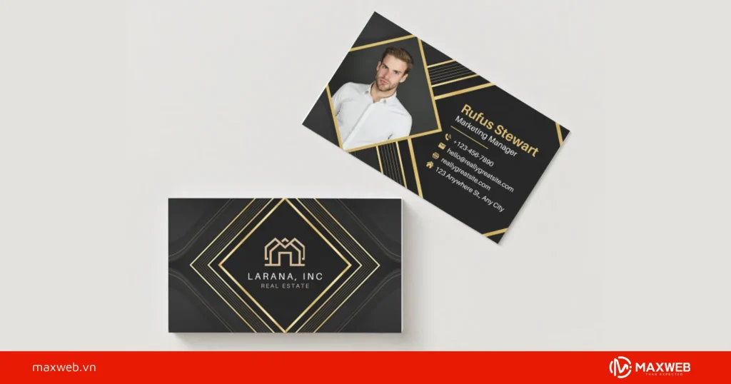 Card visit dành cho môi giới cá nhân mẫu 5