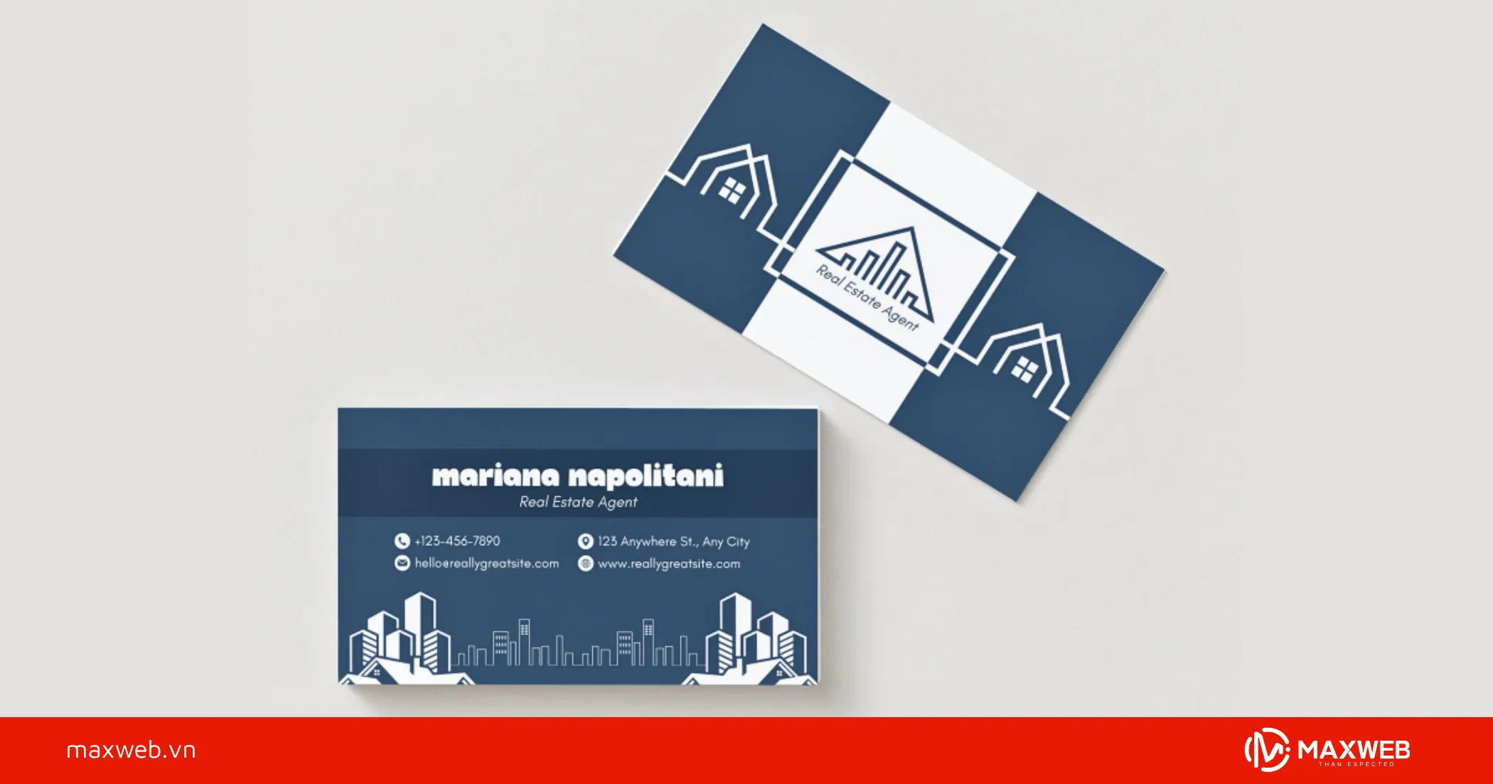 Card visit lấy cảm hứng từ kiến trúc và đô thị mẫu 3