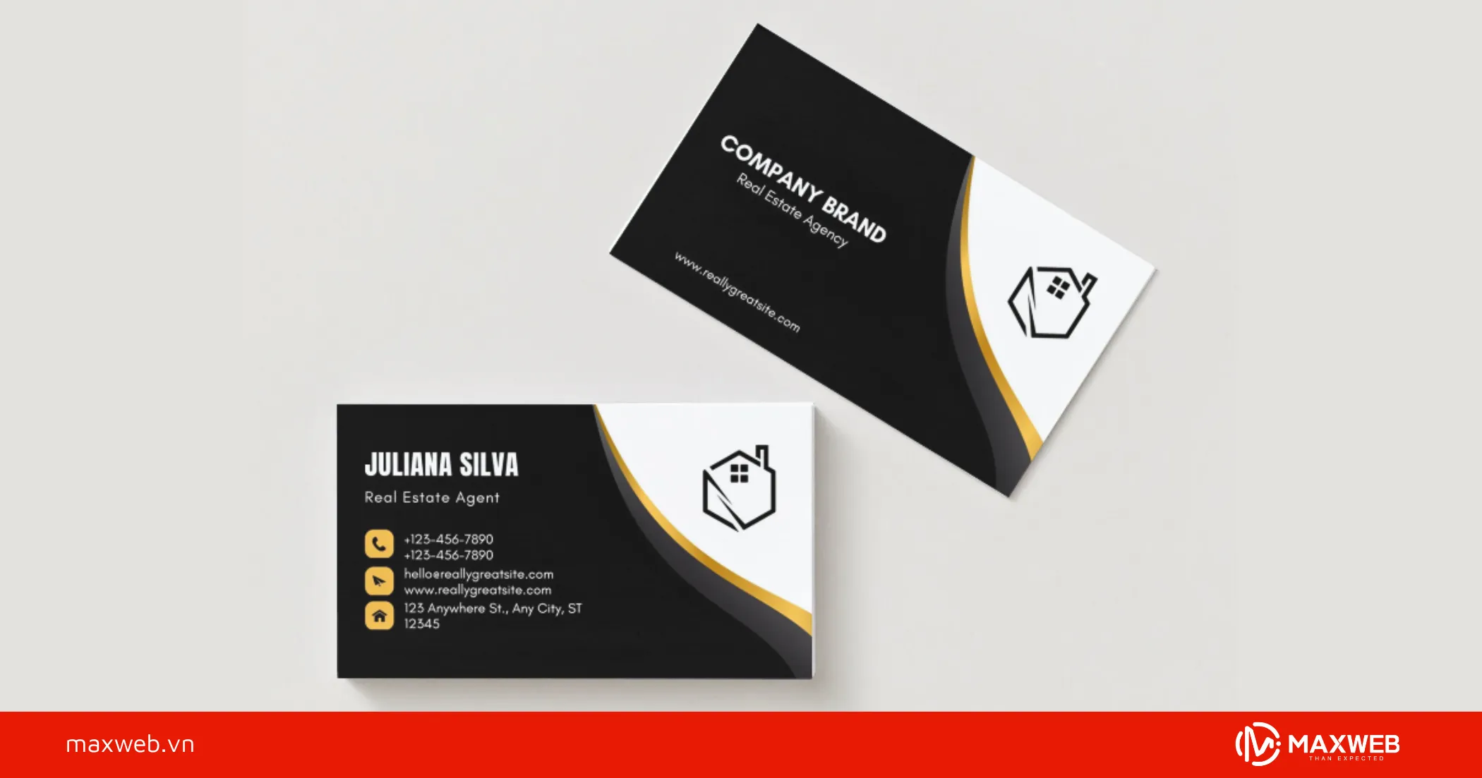 Card visit lấy cảm hứng từ kiến trúc và đô thị mẫu 4