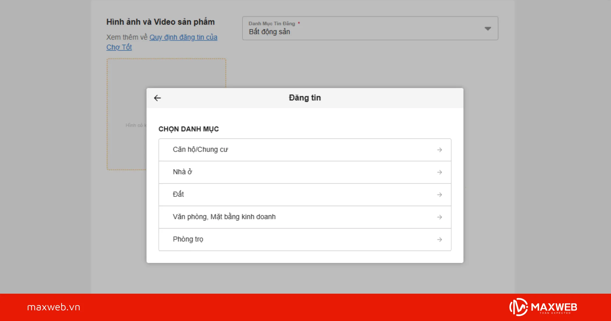 Hệ thống đăng tin, quản lý bất động sản