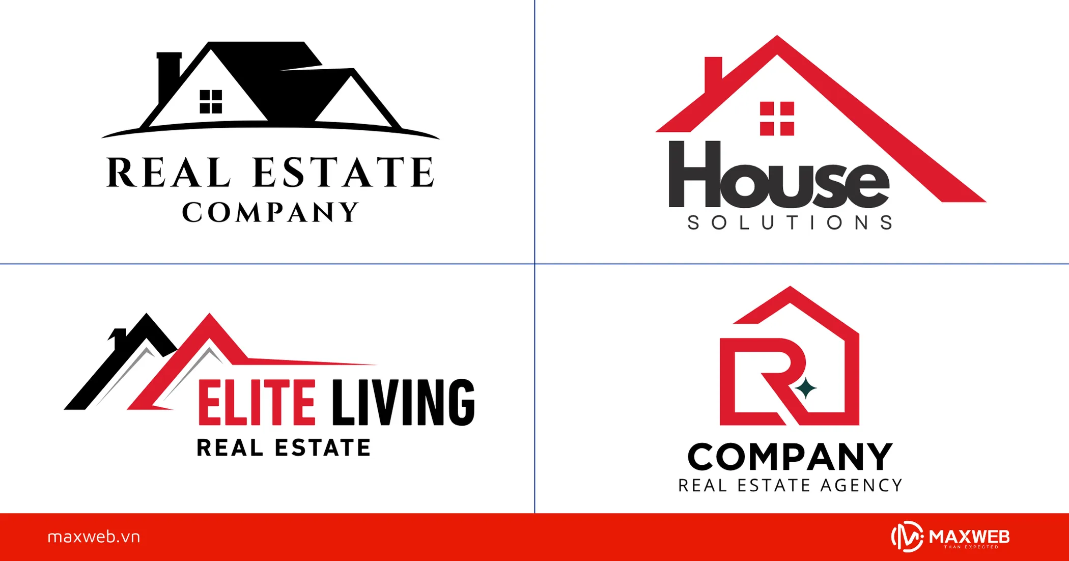 Mẫu logo dành cho môi giới bất động sản