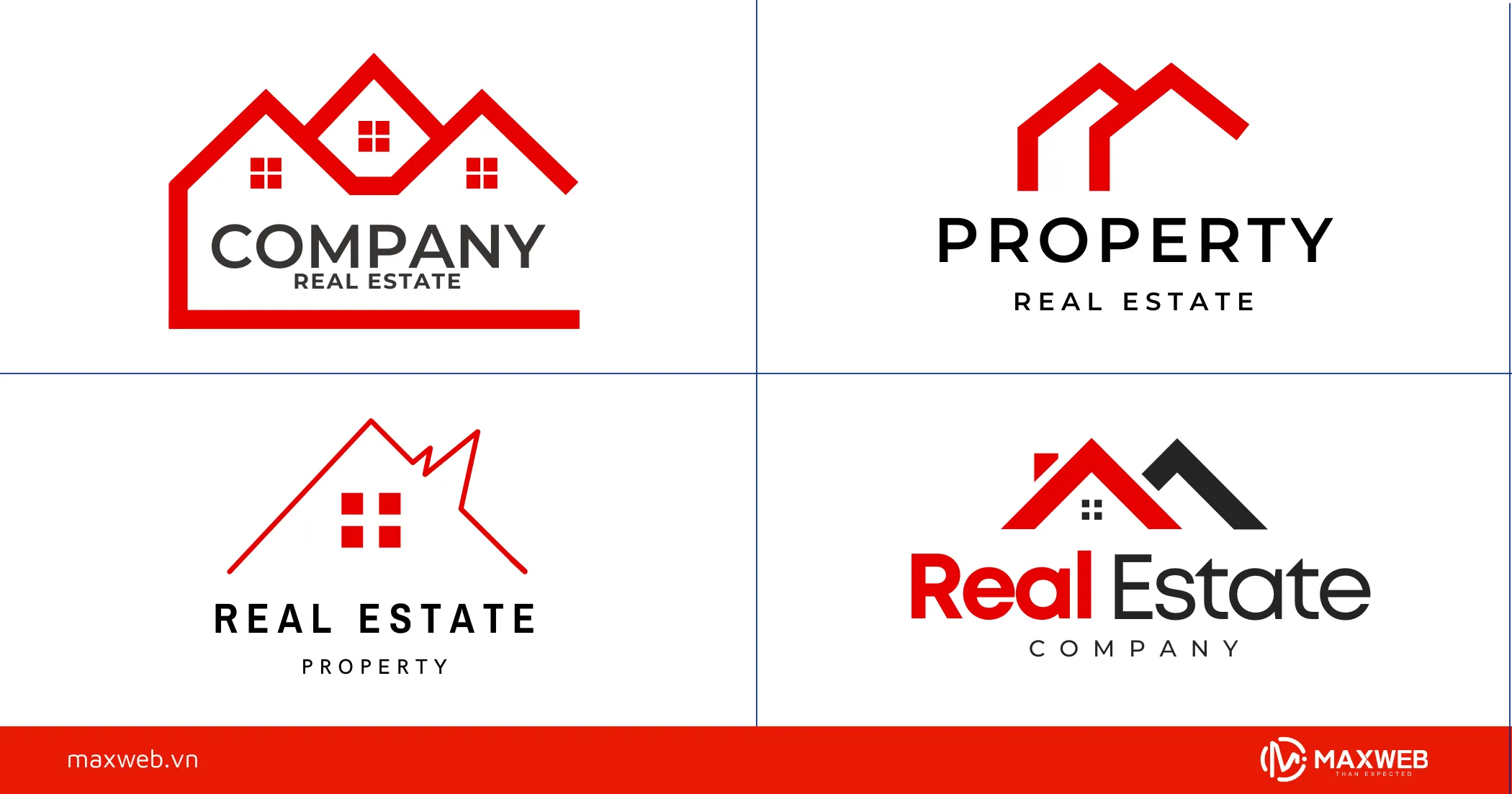 Mẫu logo phong cách tối giản