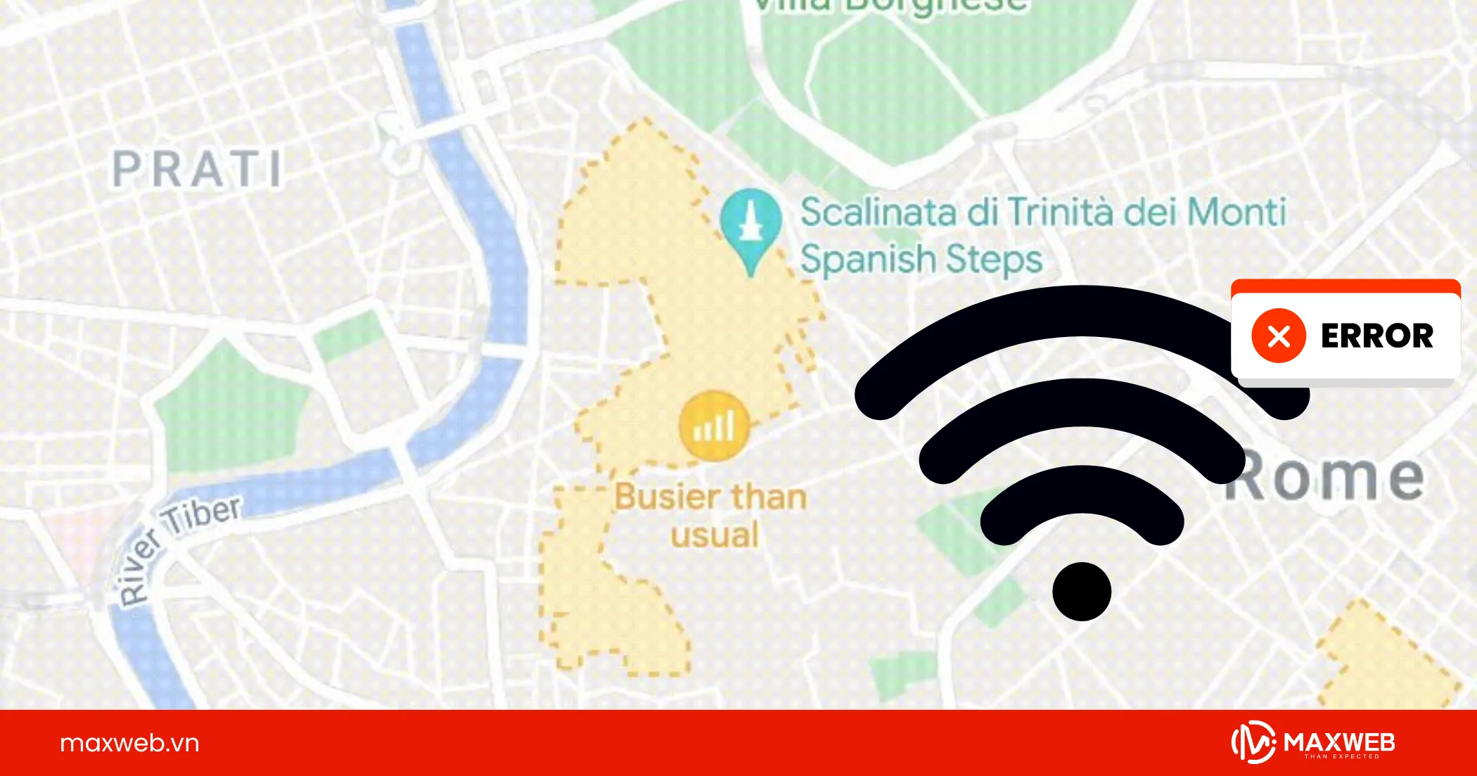 Kết nối internet yếu hoặc không ổn định