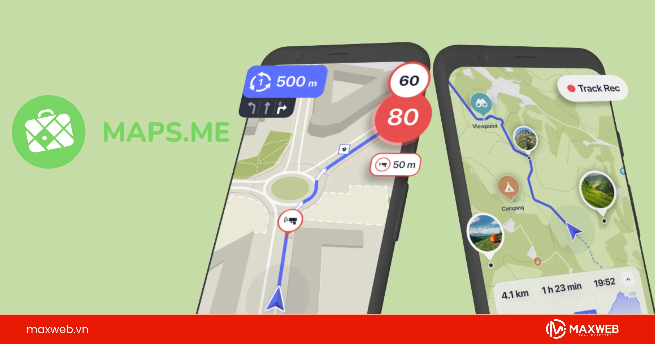 Ứng dụng bản đồ Map.me