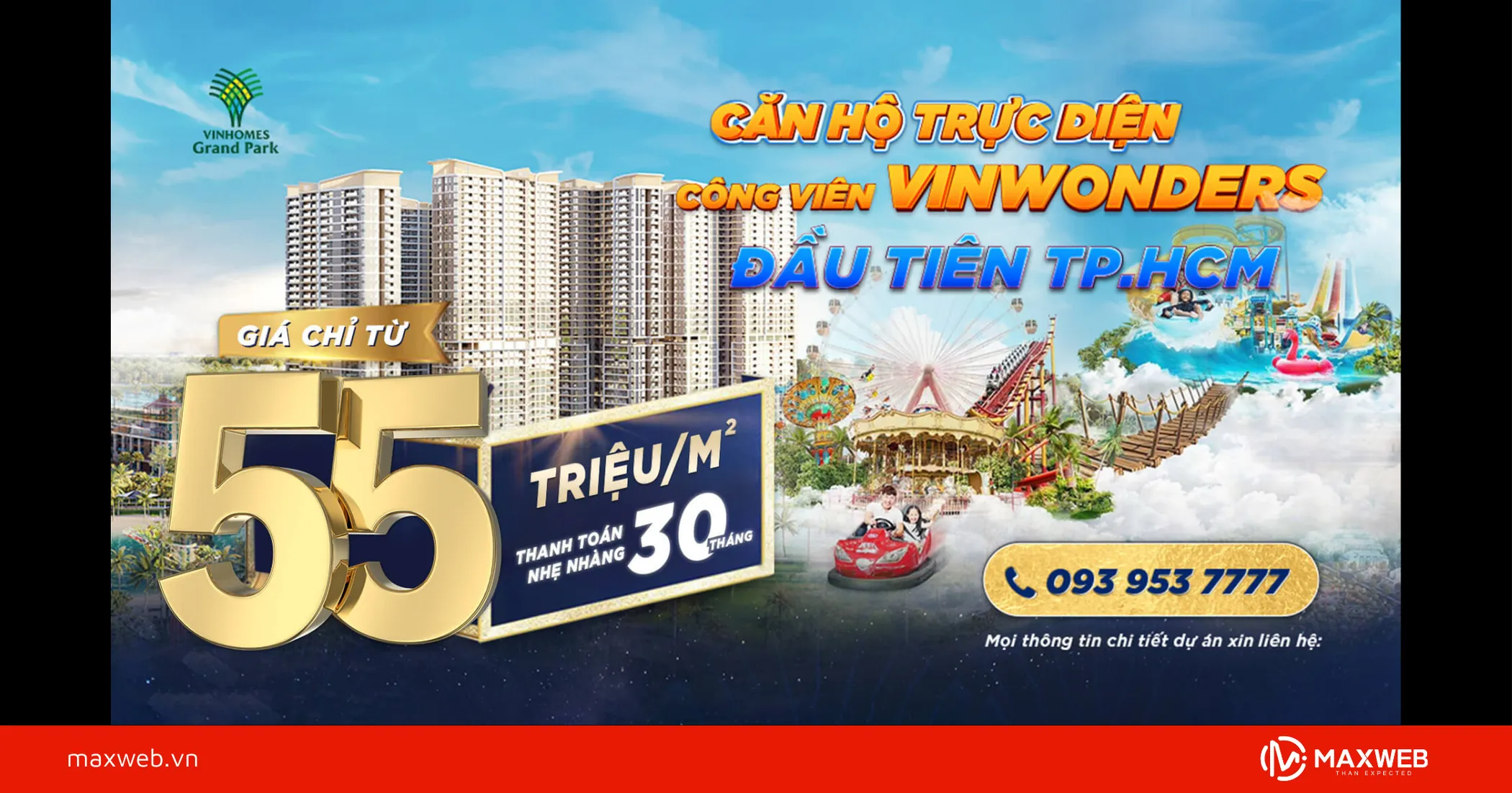 Banner bán bất động sản mẫu 1