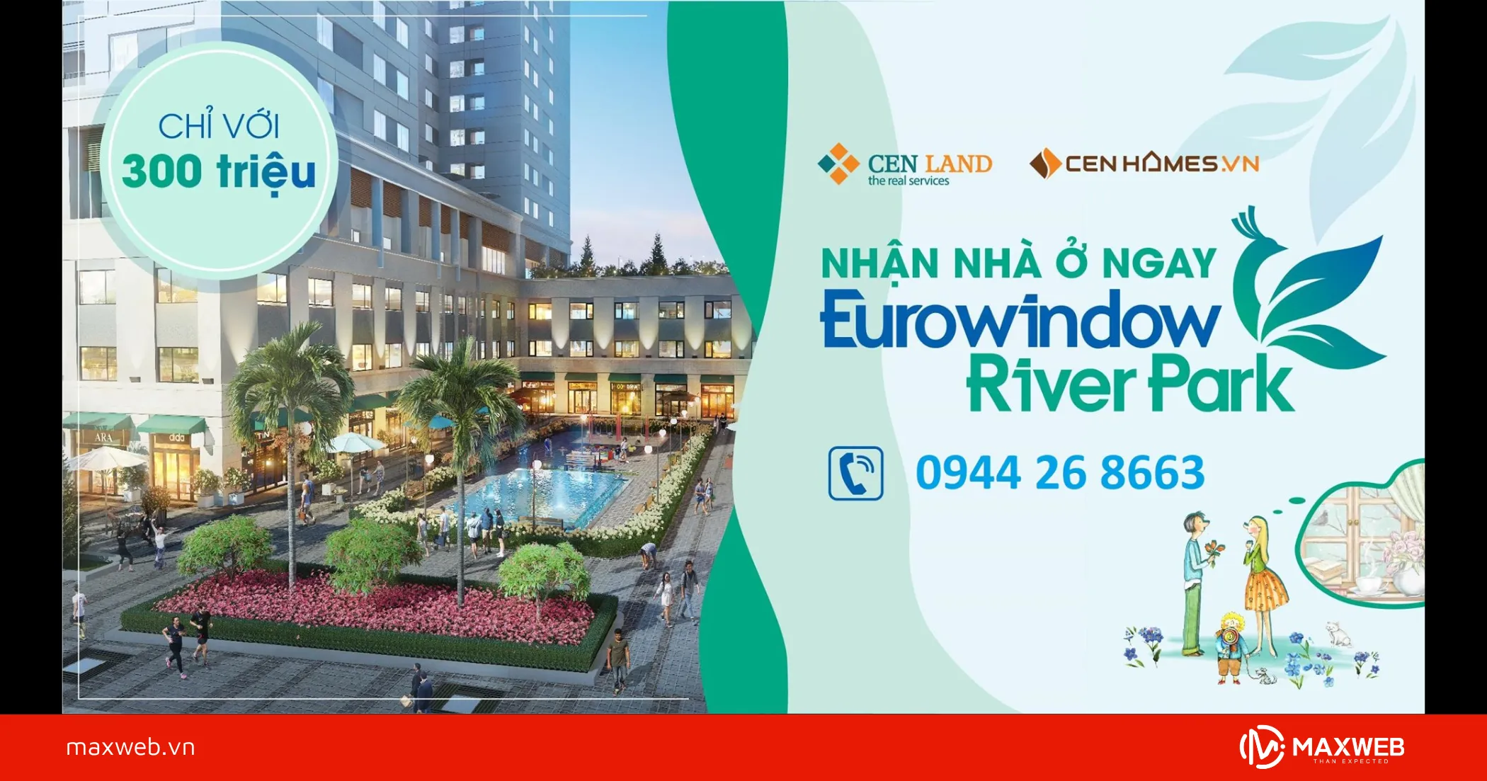 Banner bán bất động sản mẫu 4