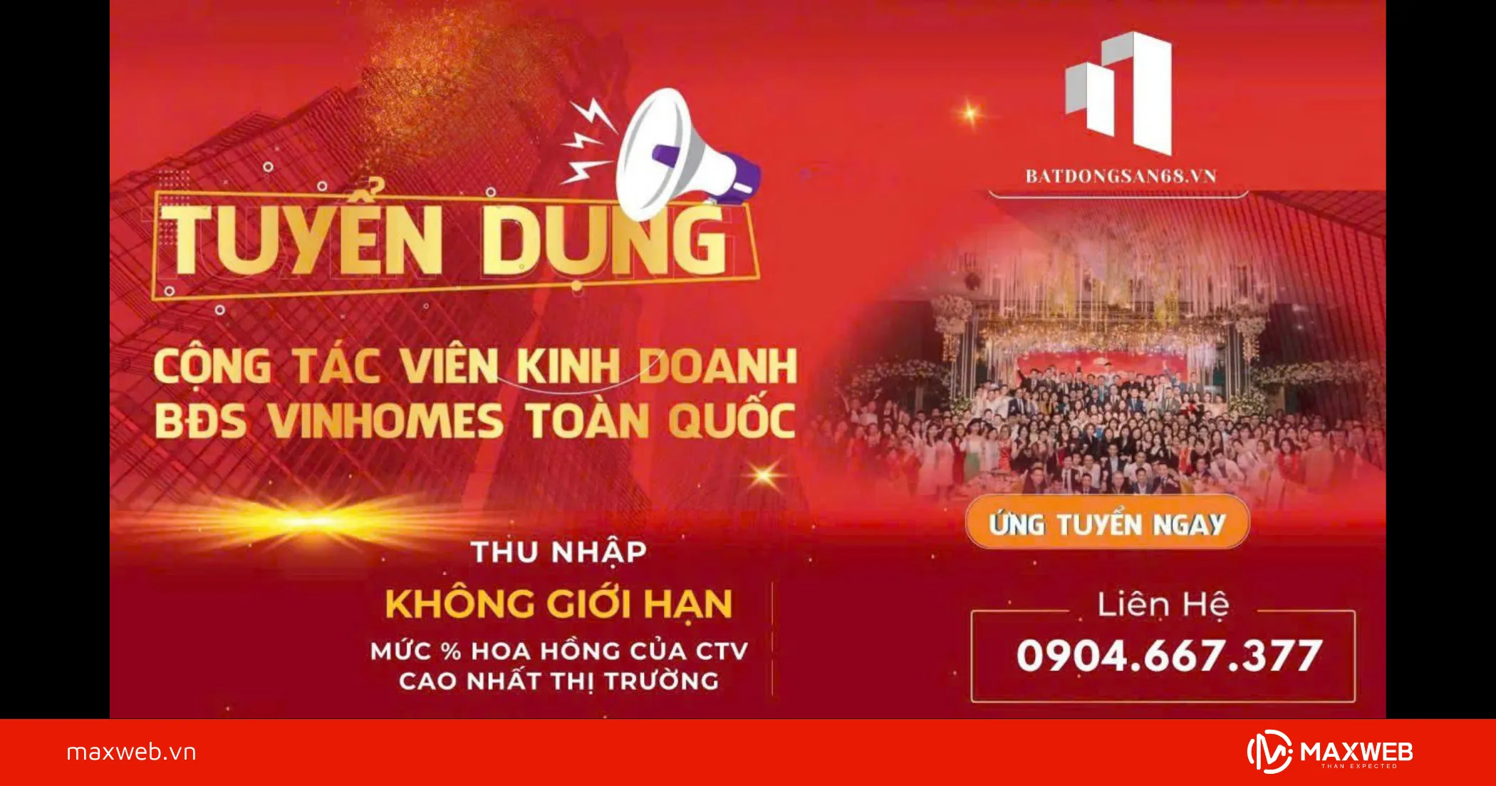 Banner tuyển dụng mẫu 4
