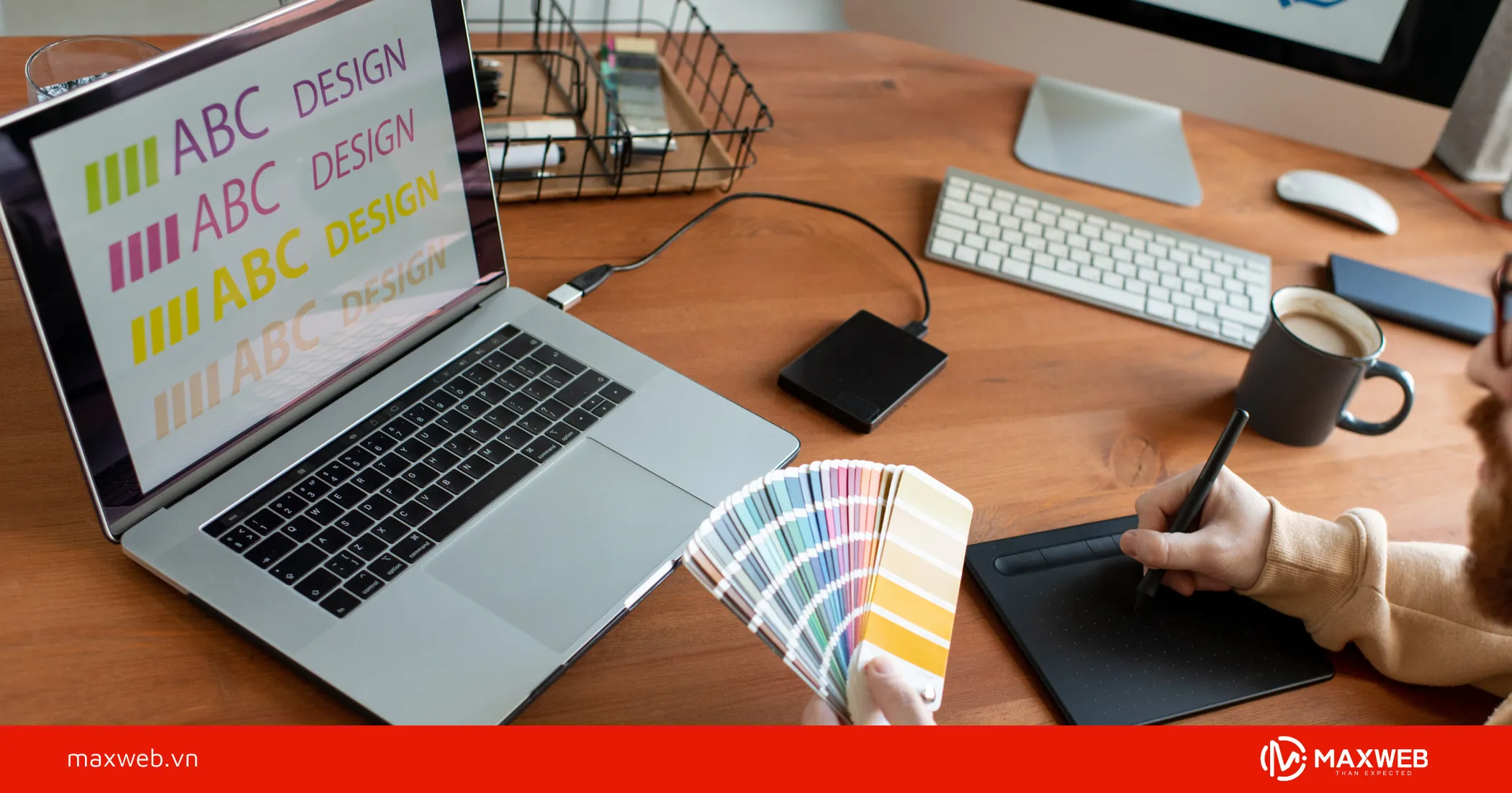 Màu sắc và phông chữ thể hiện phong cách thương hiệu