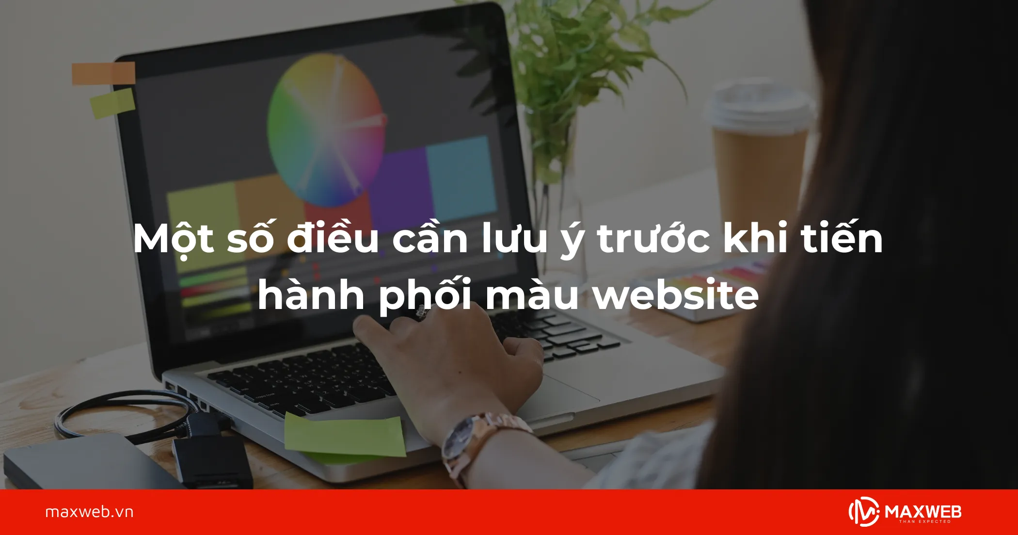 Một số lưu ý khi phối màu website