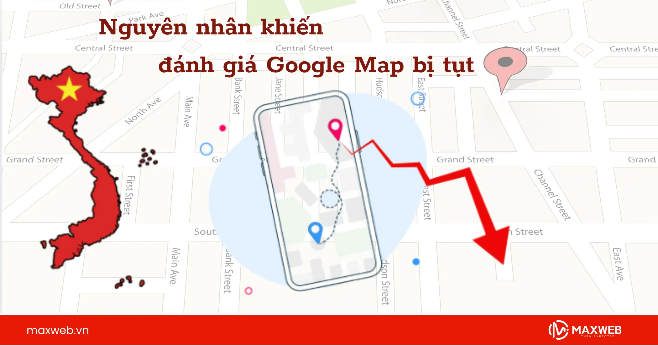 Nguyên nhân khiến đánh giá Google Map bị tụt