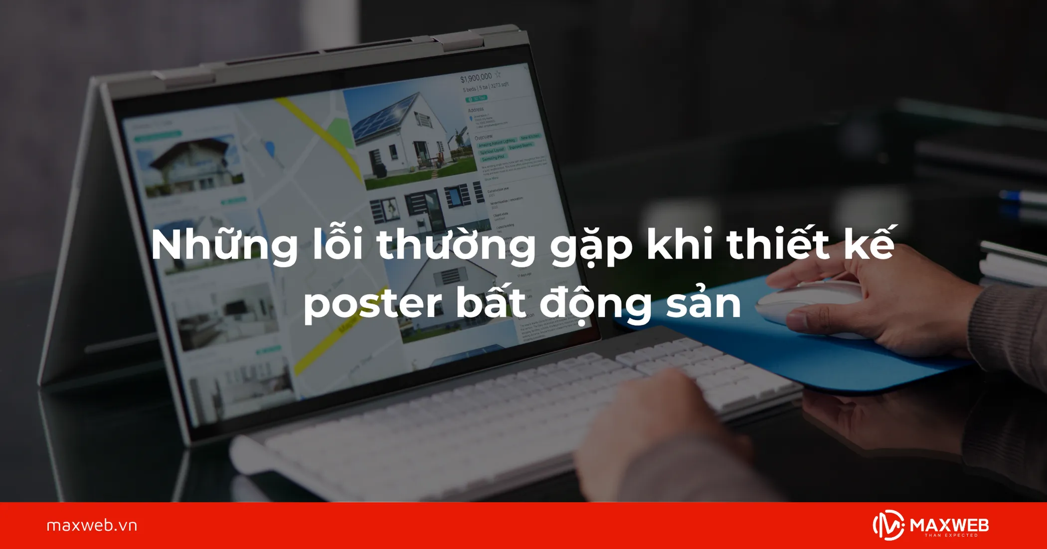 Những lỗi thường gặp khi thiết kế poster bất động sản