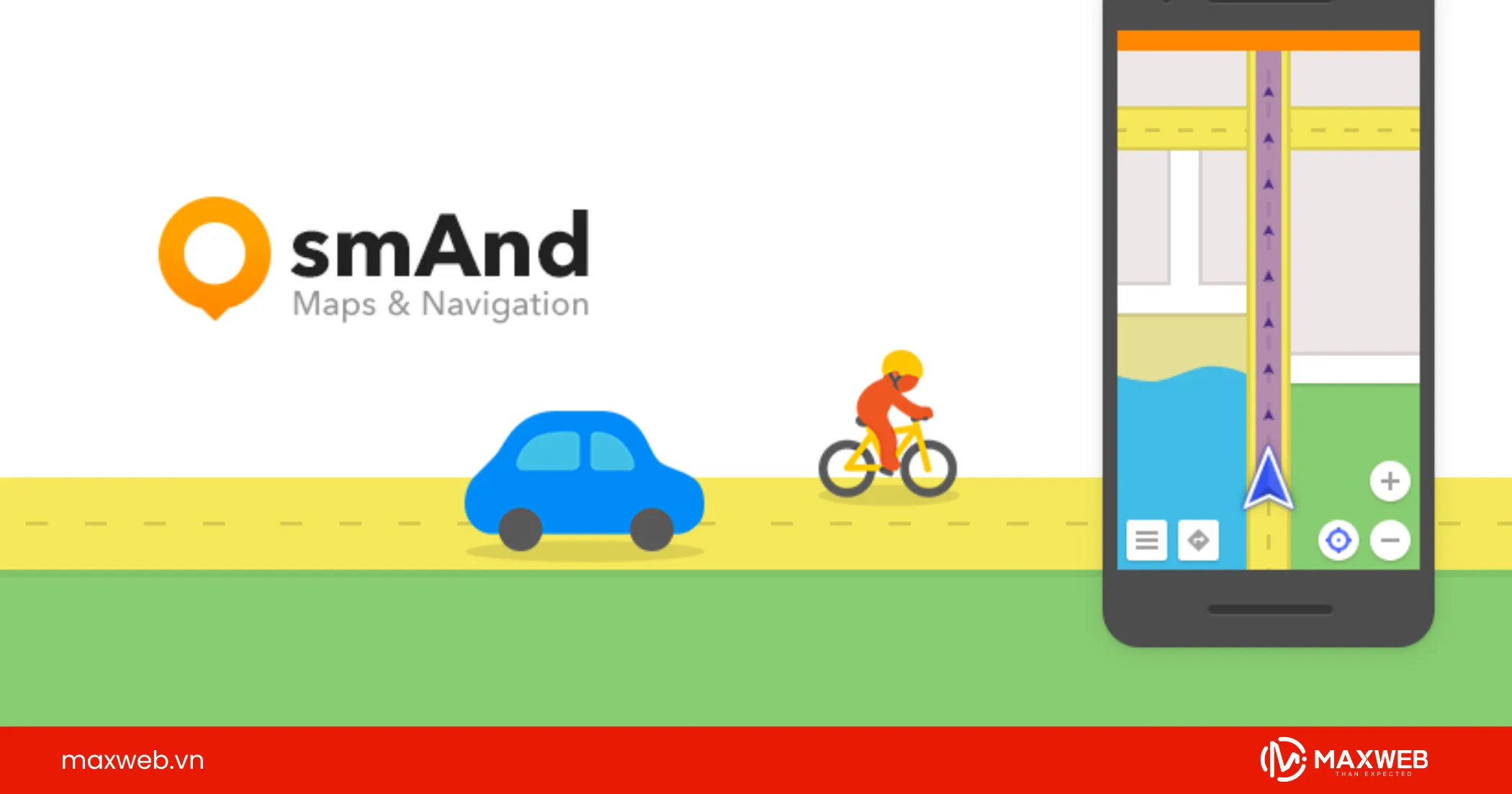 Ứng dụng bản đồ OsmAnd Map