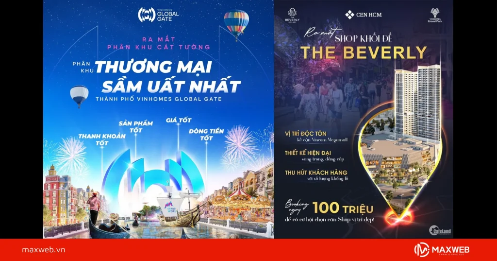 Poster khai trương, giới thiệu dự án mẫu 10