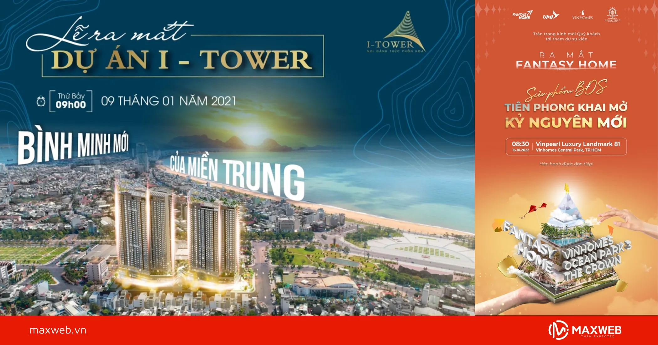 Poster khai trương, giới thiệu dự án mẫu 4