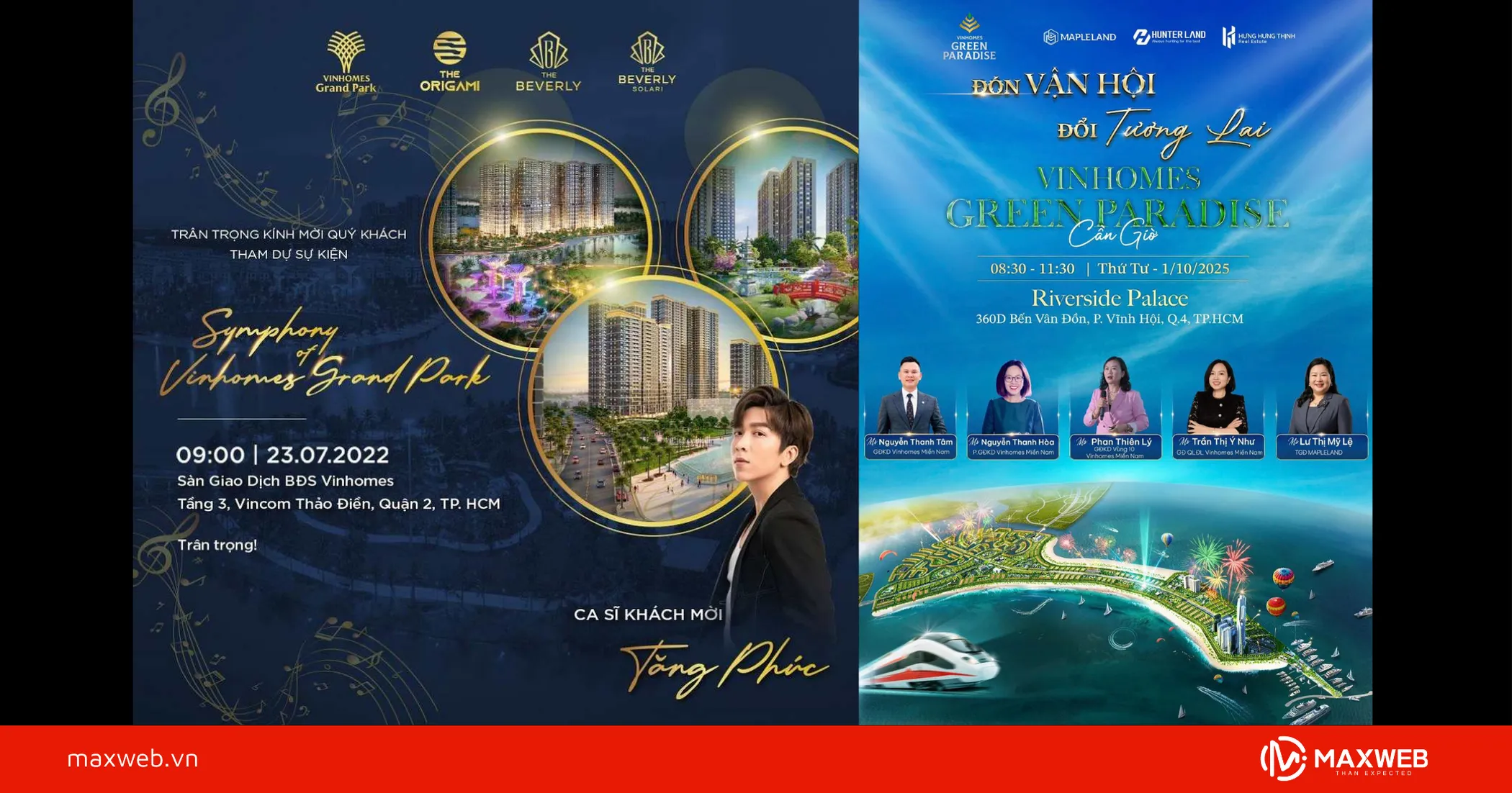 Poster sự kiện, hội thảo dự án bất động sản mẫu 2