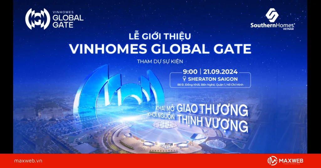 Poster sự kiện, hội thảo dự án bất động sản mẫu 3