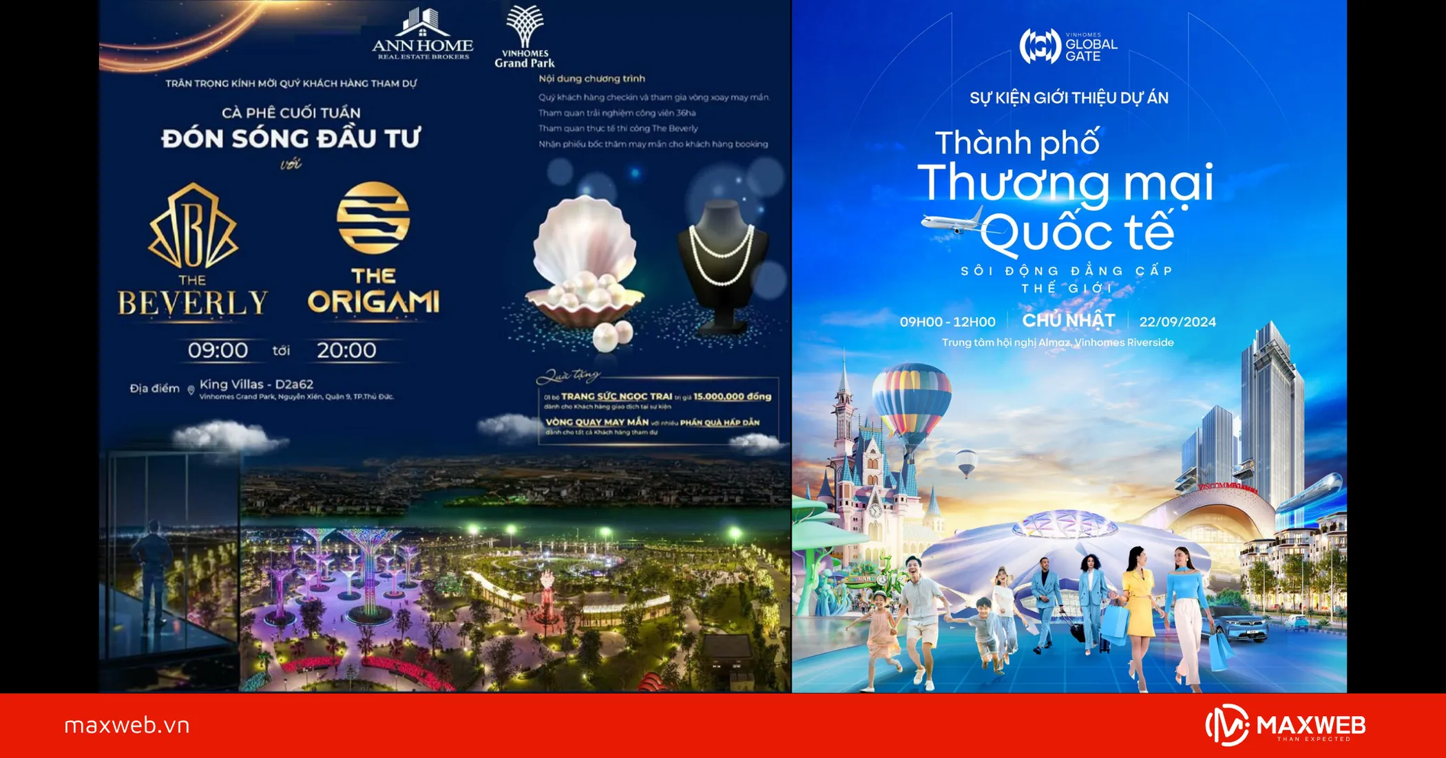 Poster sự kiện, hội thảo dự án bất động sản mẫu 6