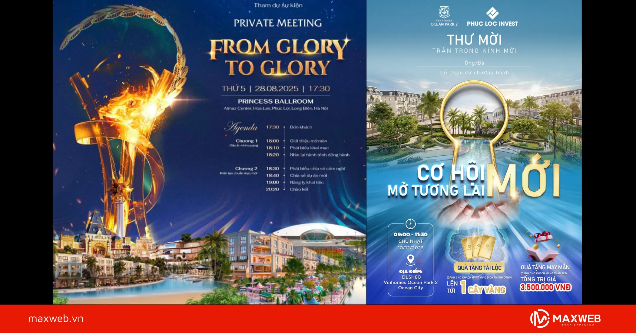 Poster sự kiện, hội thảo dự án bất động sản mẫu 7