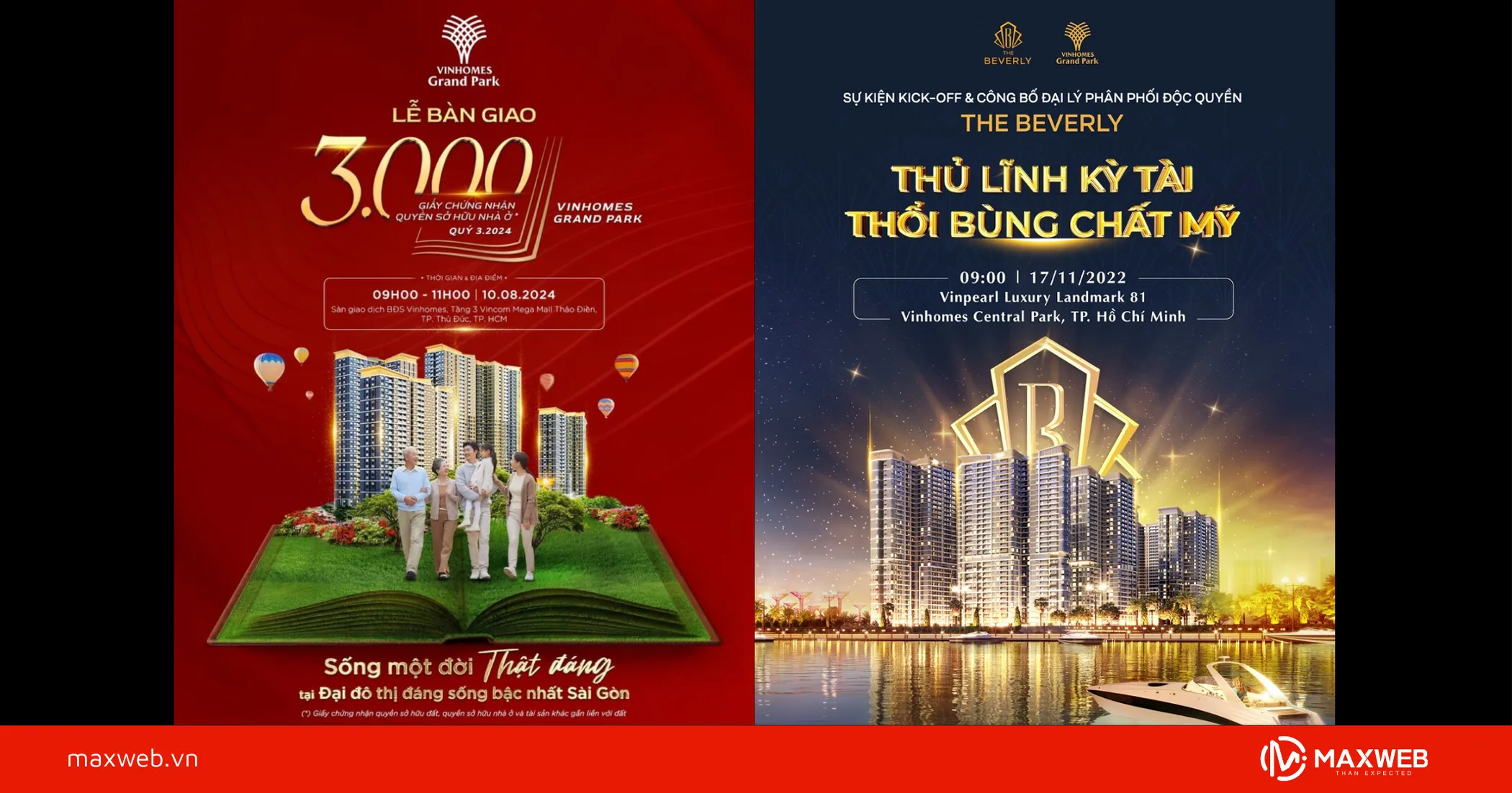 Poster sự kiện, hội thảo dự án bất động sản mẫu 5