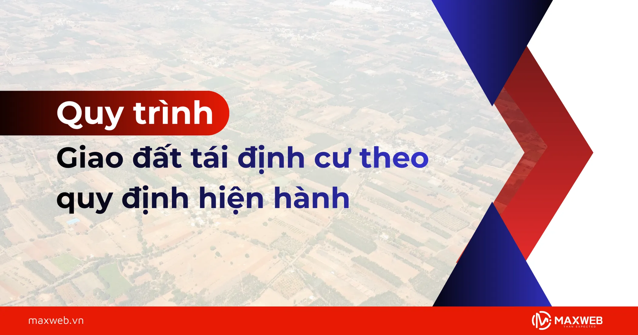 Thủ tục, quy trình giao đất tái định cư theo quy định hiện hành