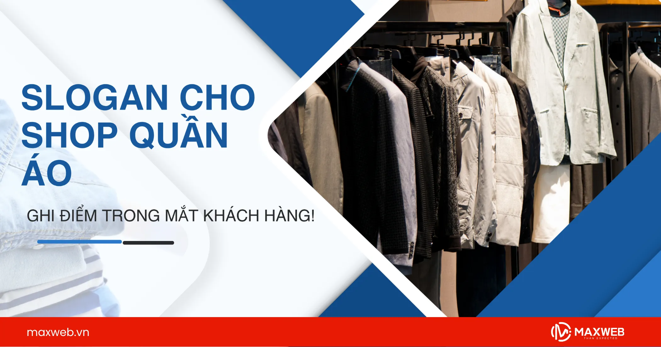 Slogan cho shop quần áo ghi điểm trong mắt khách hàng