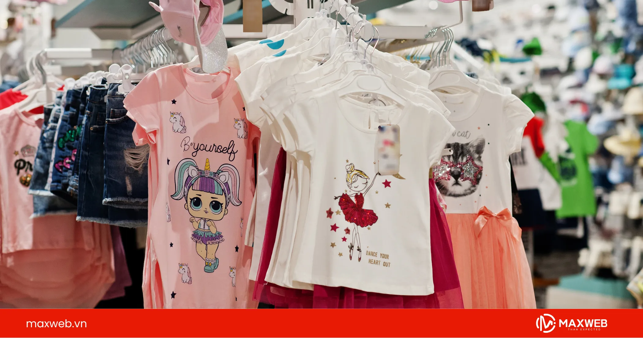 Slogan quần áo trẻ em đáng yêu