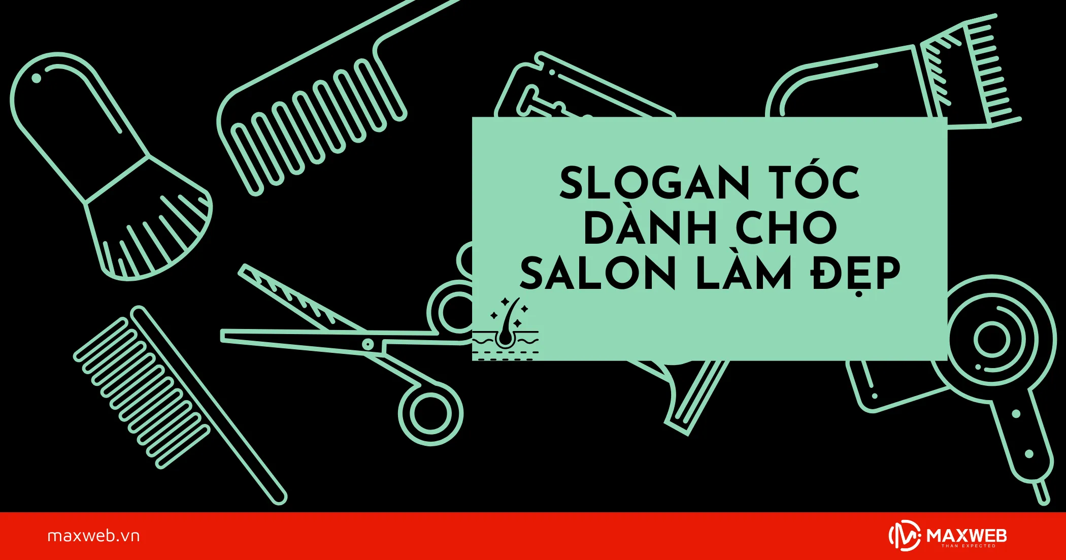 Slogan tóc dành cho salon làm đẹp