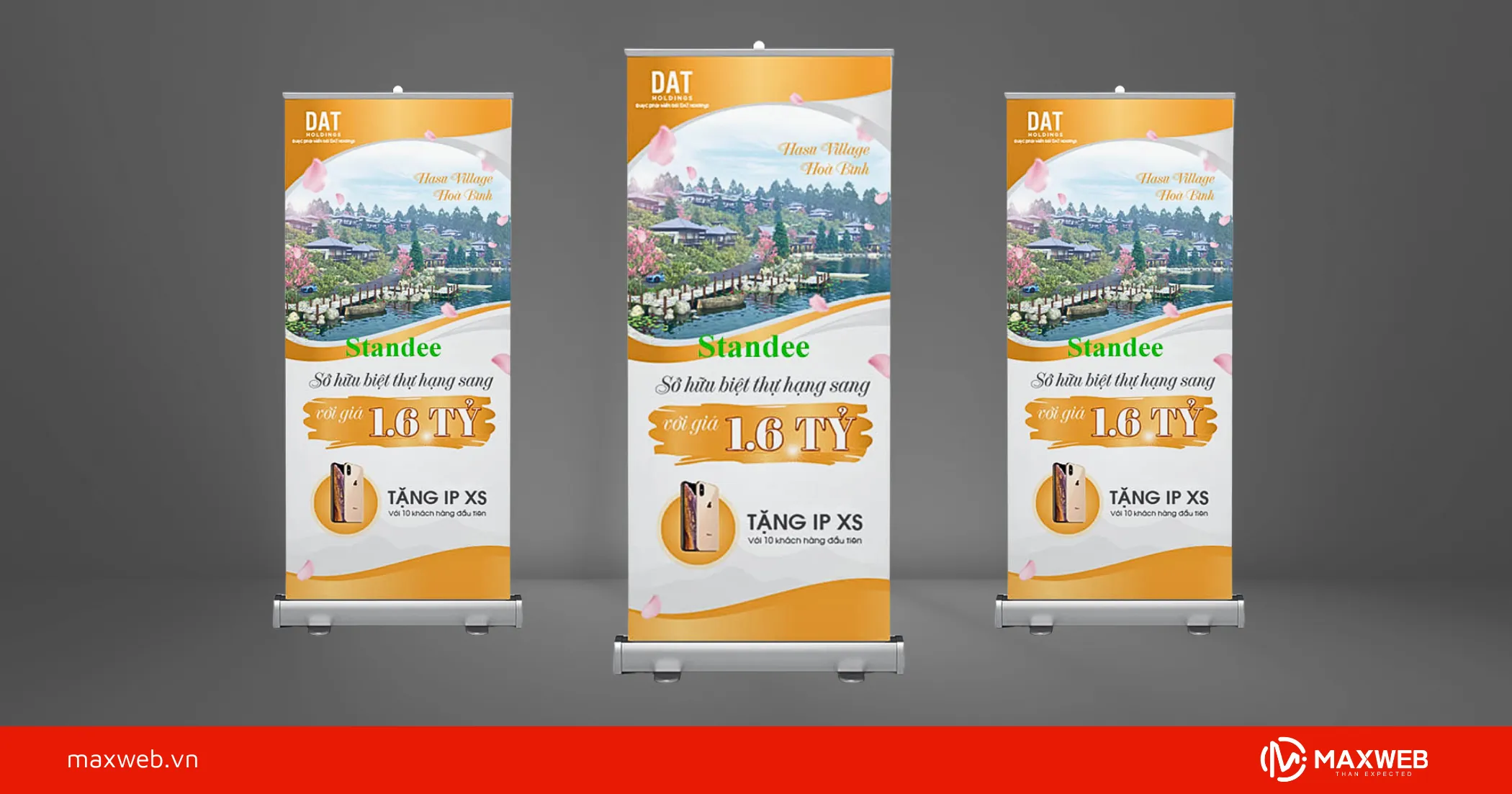 Standee giới thiệu dự án cao cấp mẫu 4