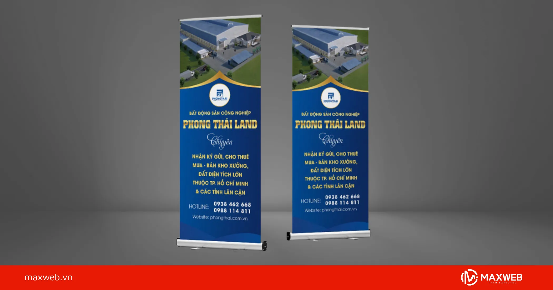 Standee giới thiệu khu đô thị và dự án quy mô lớn mẫu 4