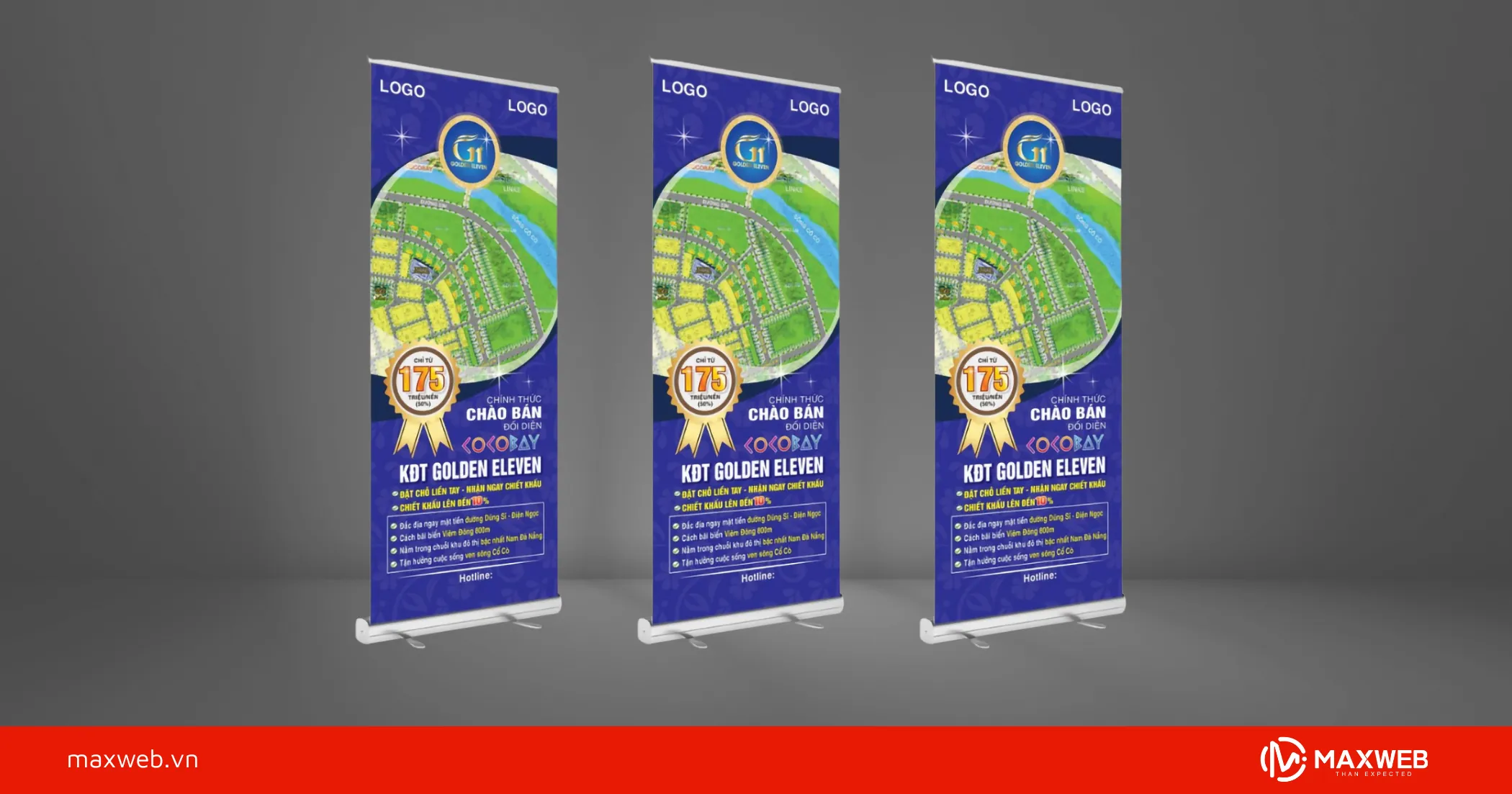 Standee mở bán căn hộ và chung cư mẫu 5