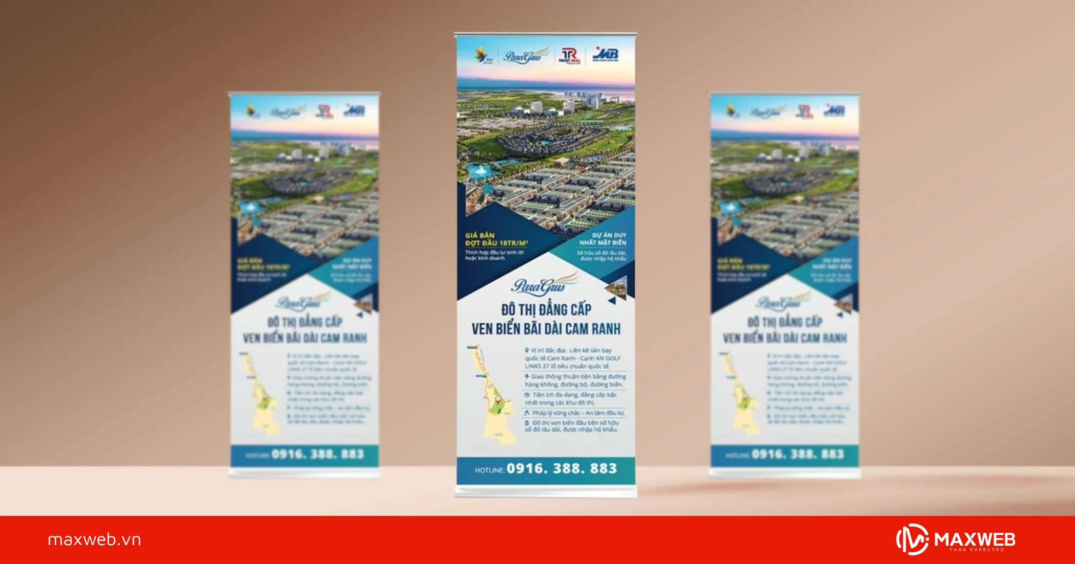 Standee nghỉ dưỡng mẫu 2