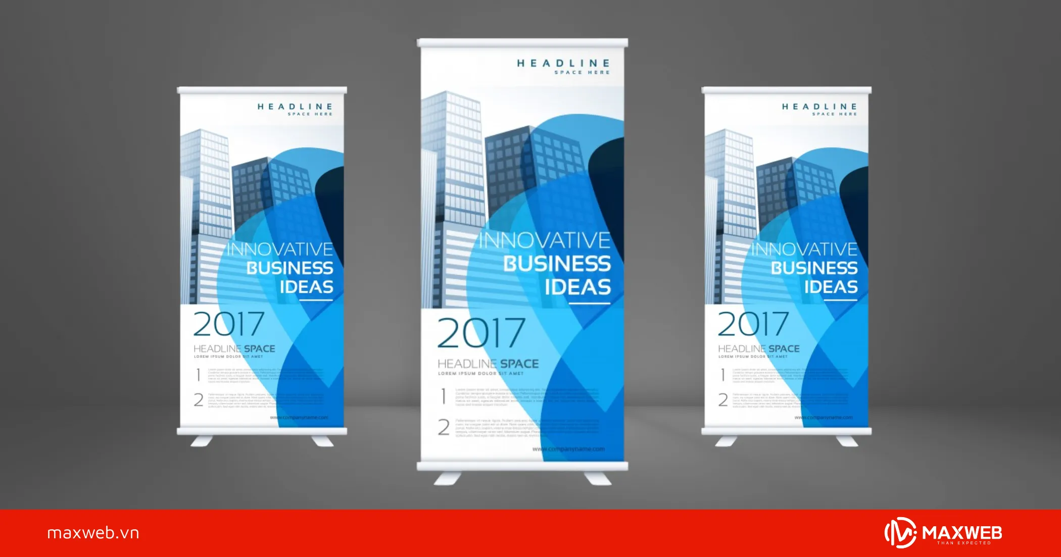 Standee cho sự kiện tri ân và hội thảo bất động sản mẫu 1