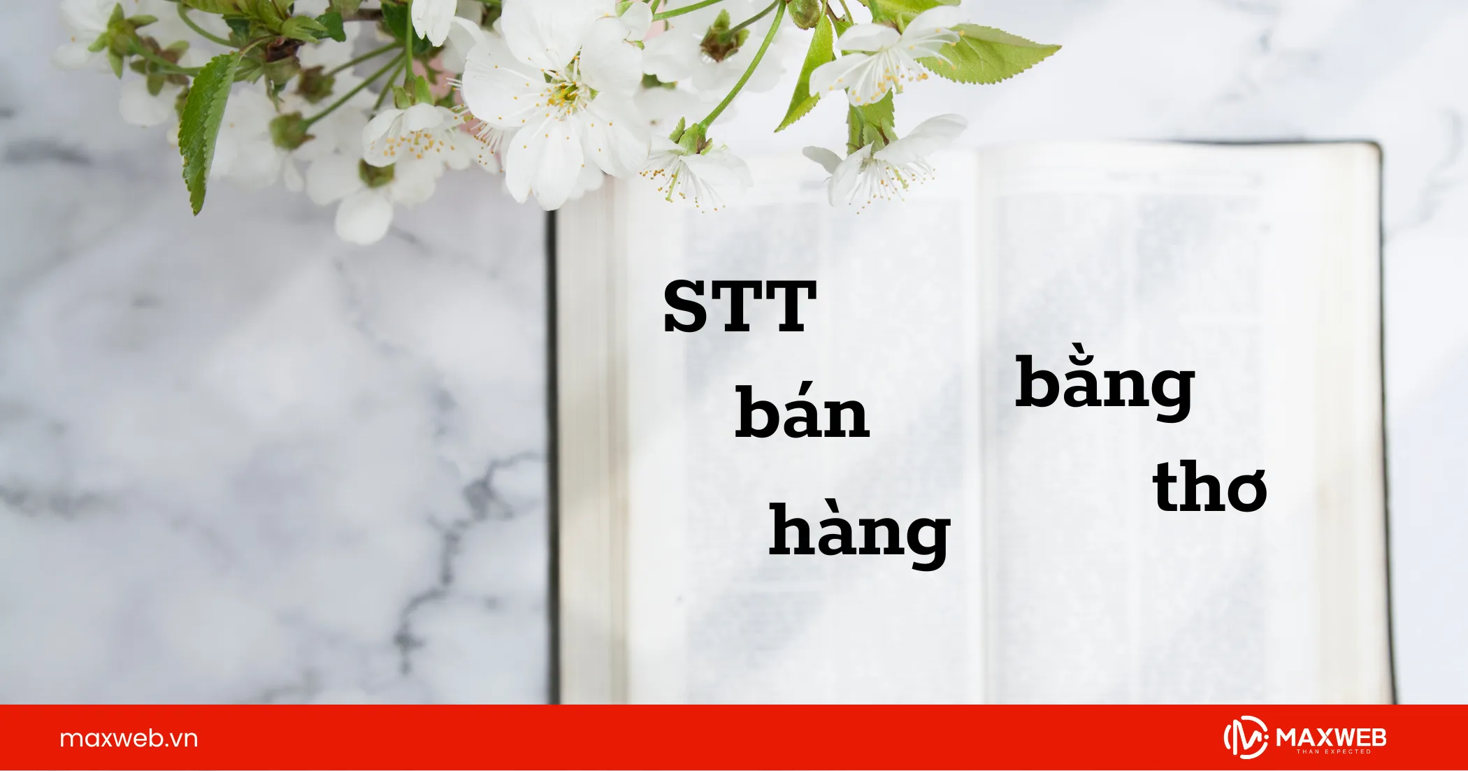 STT bán hàng bằng thơ thú vị