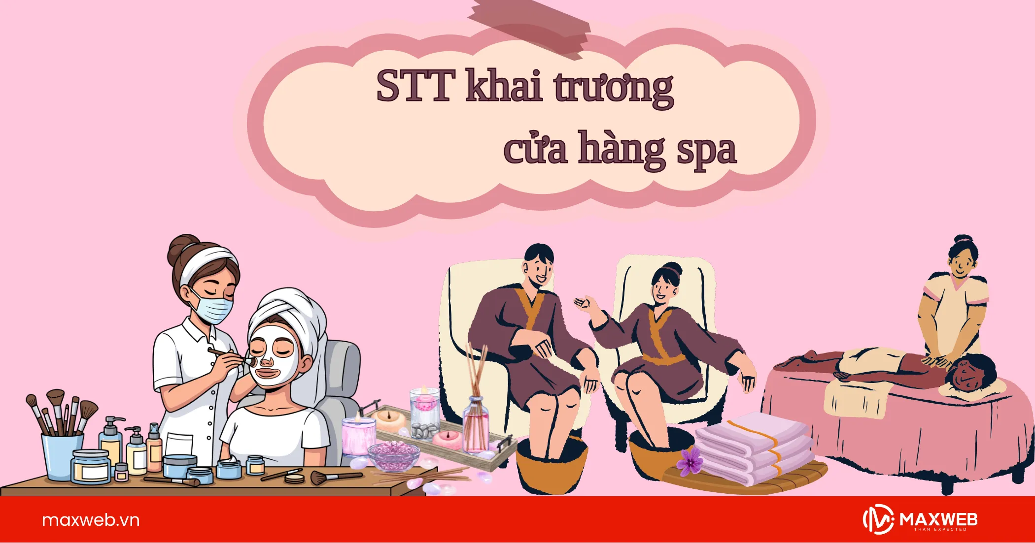 STT khai trương cửa hàng spa